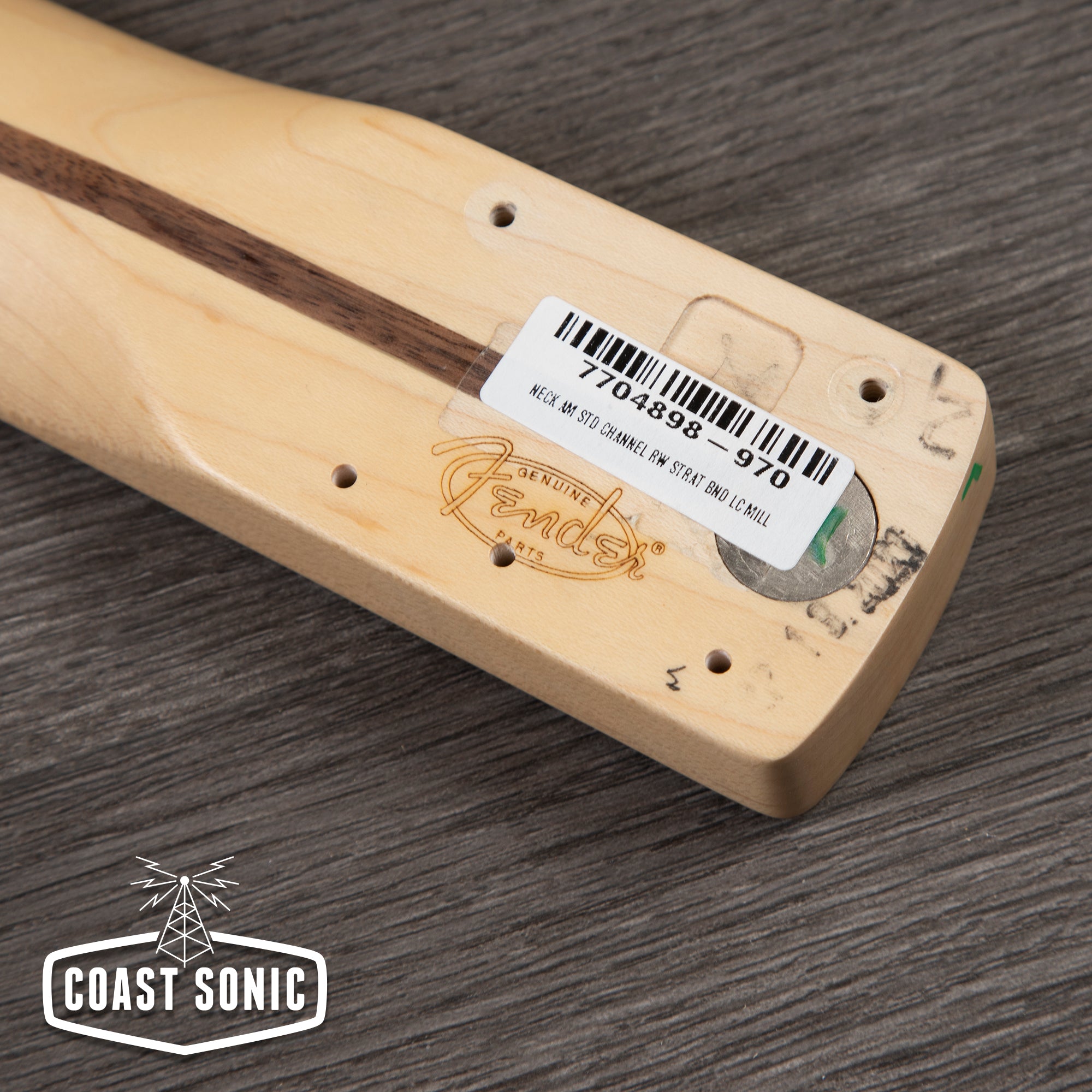 Fender American Channel Bound Strat Neck- Rosewood Fretboard