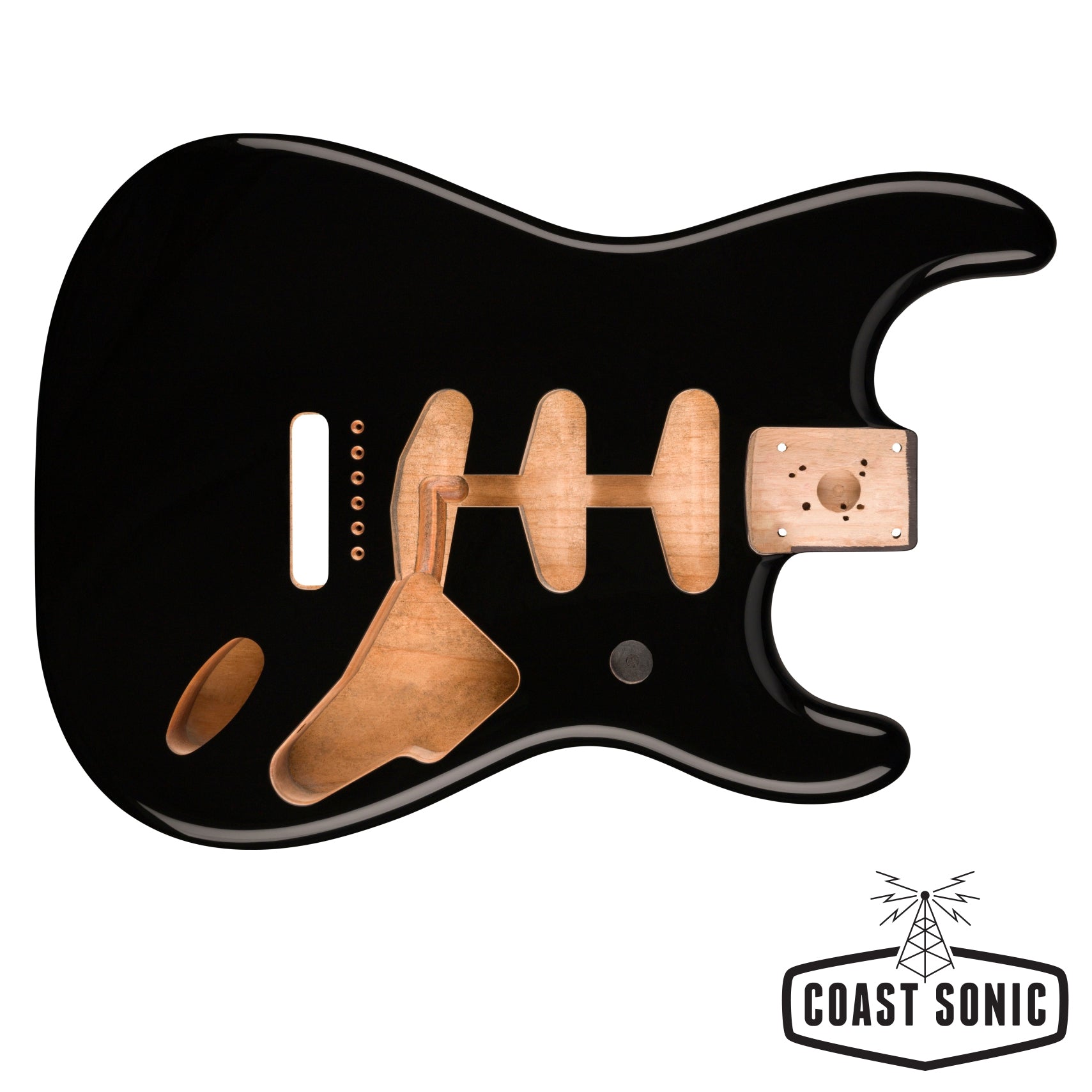 Fender Classic Series 60's Stratocaster SSS Alder Body-Vintage Bridge Mount- Black