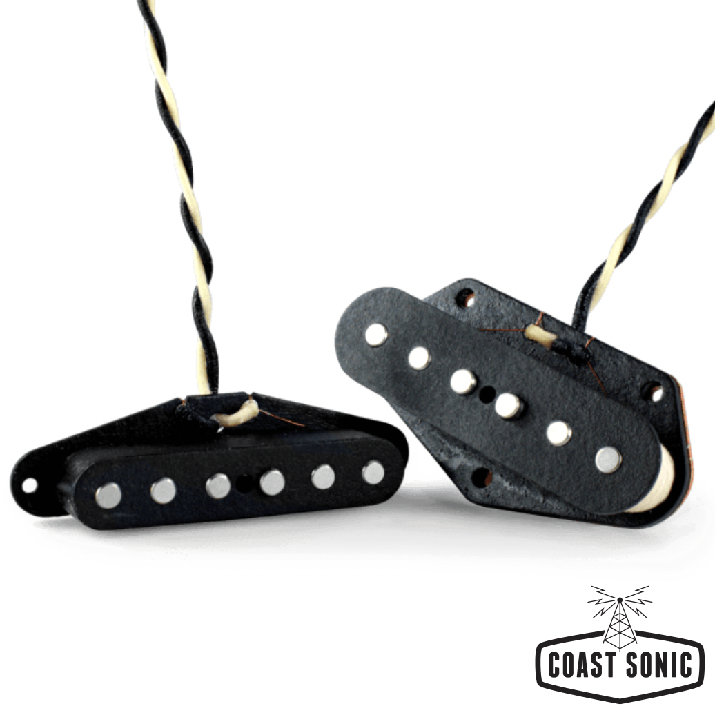 Lindy Fralin Blues Special Tele Pickup Set Raw Nickel