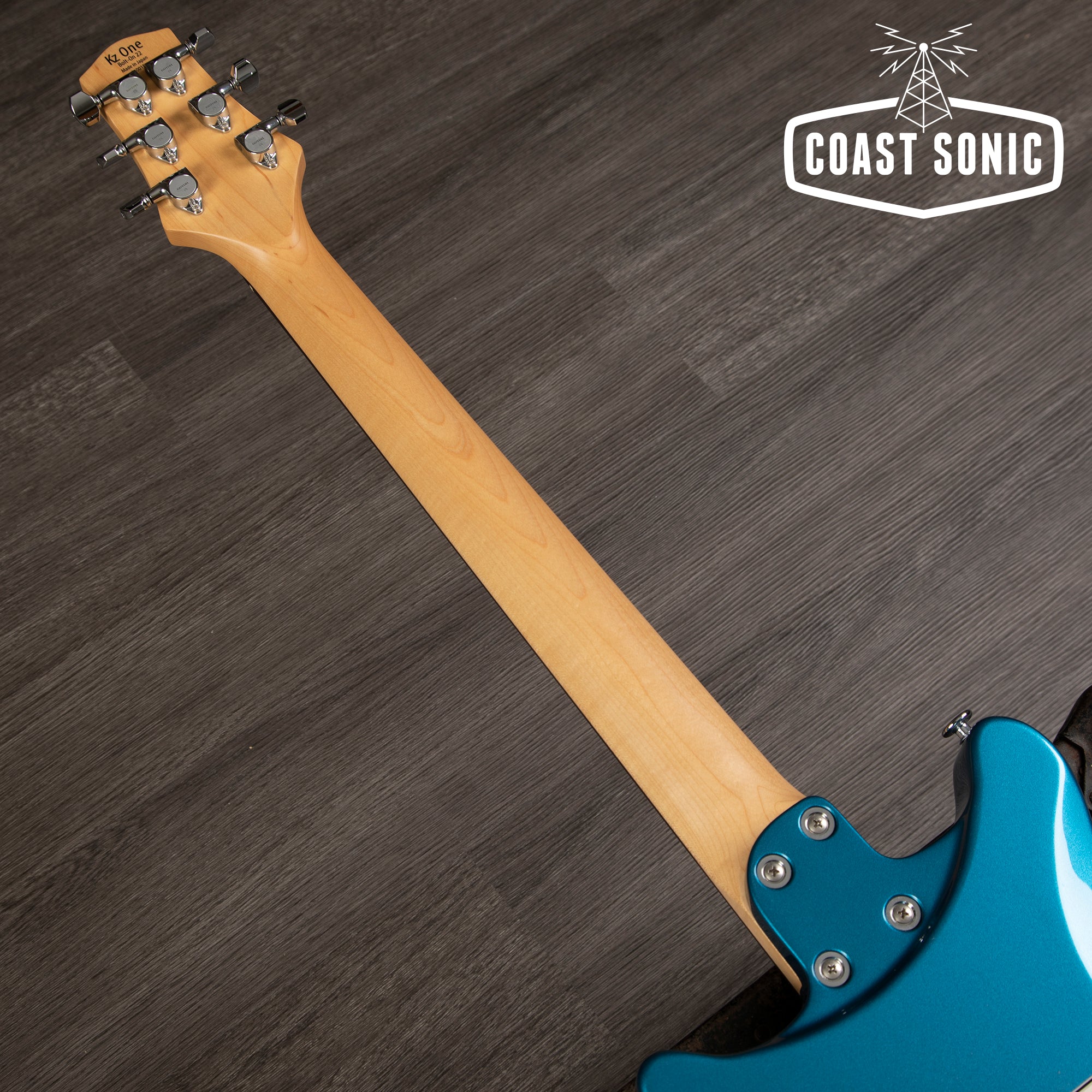 Kz Guitar Works KGW Bolt-On 22 "Lake Placid Blue"
