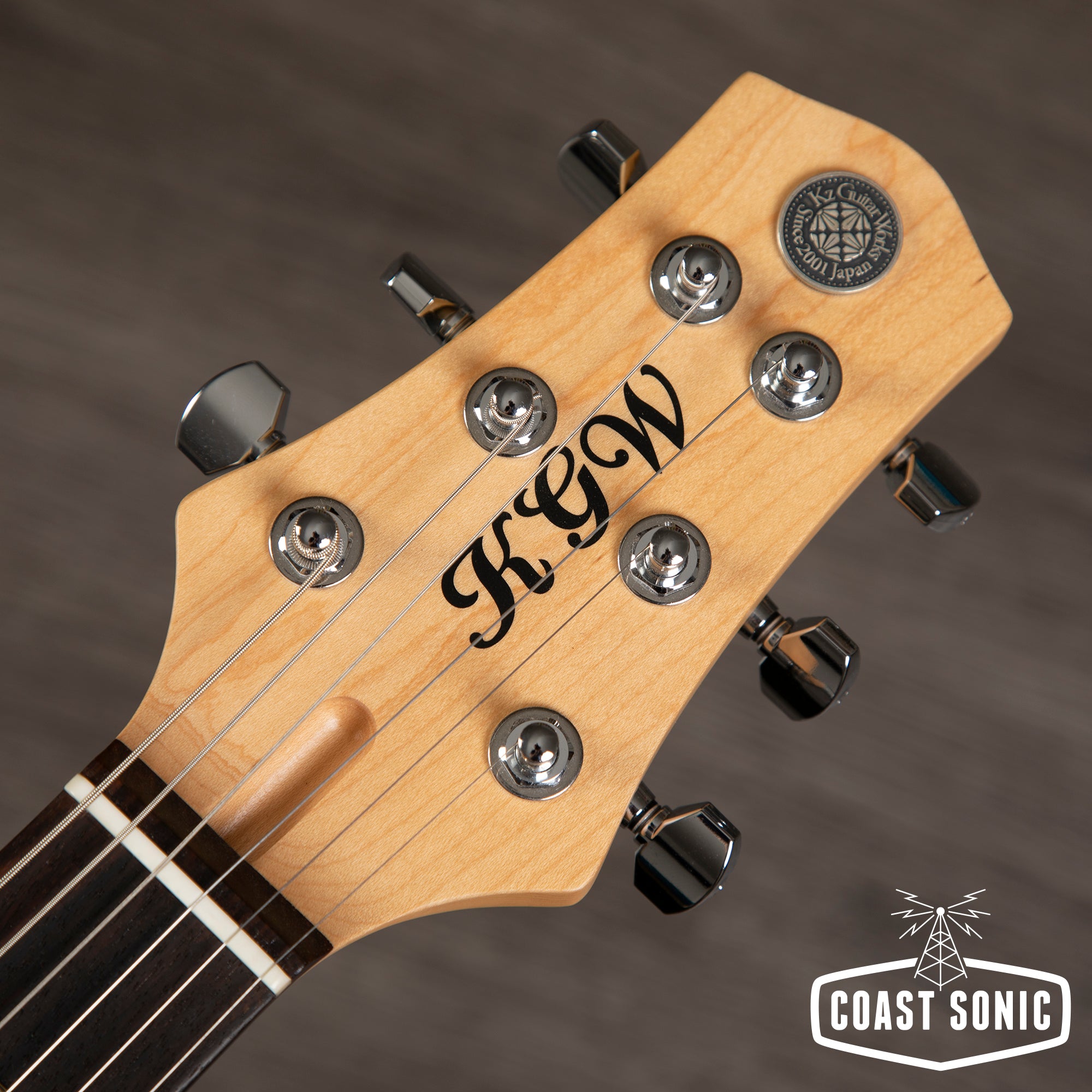 Kz Guitar Works KGW Bolt-On 22 "Lake Placid Blue"