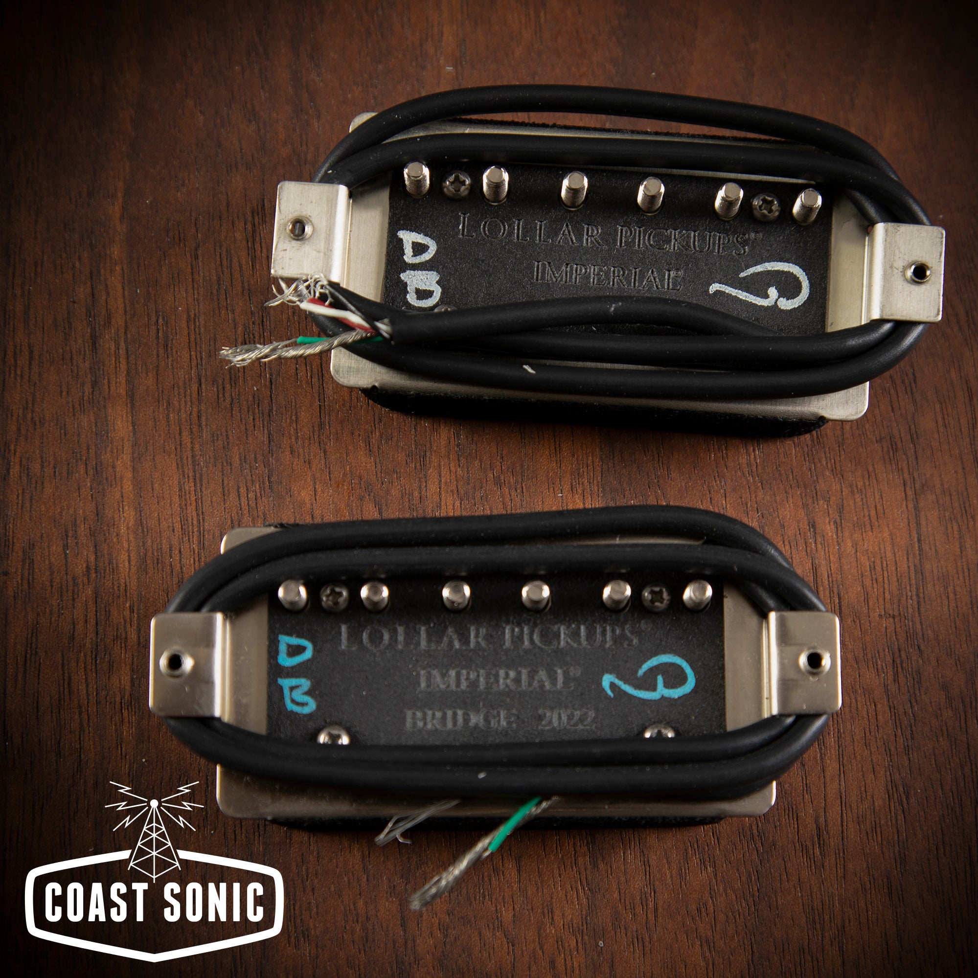 Lollar Imperial Humbucker Pickup Set Black