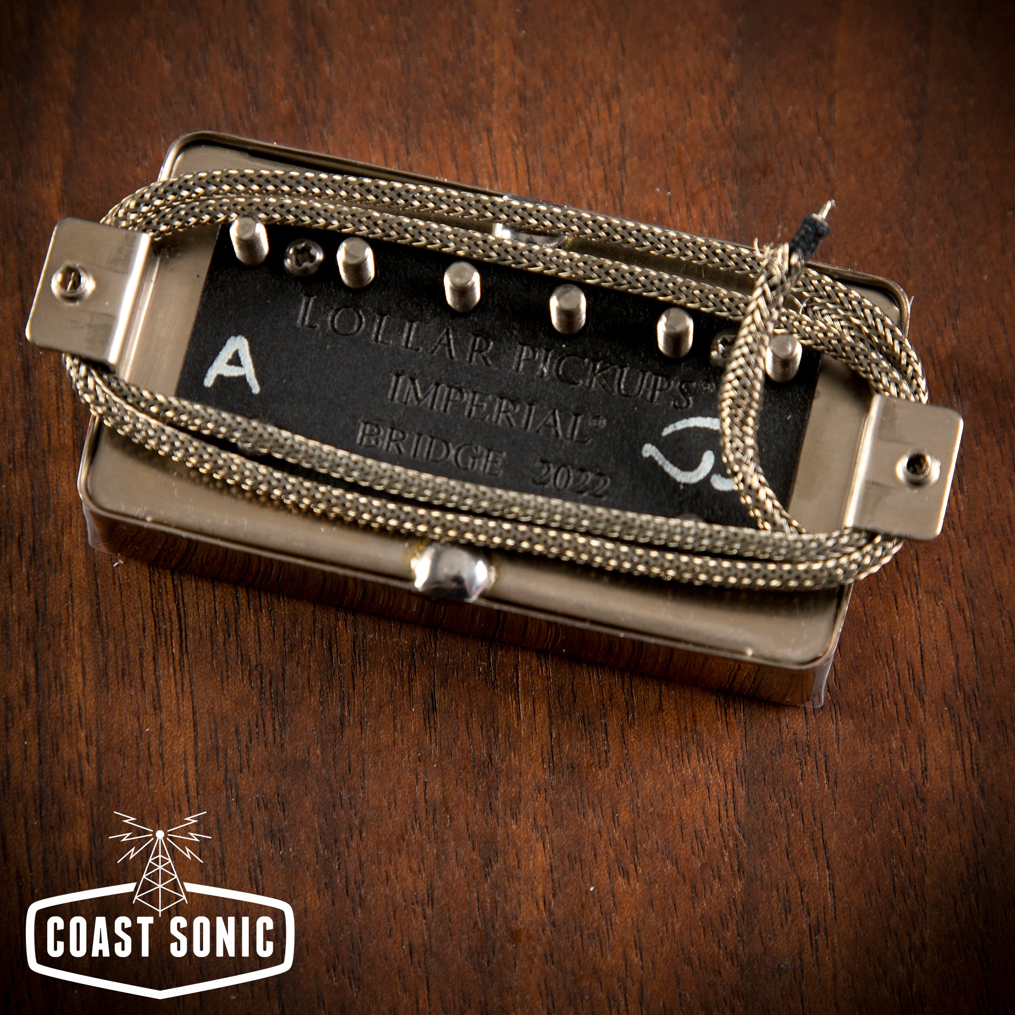 Lollar Imperial Humbucker Bridge Pickup Aged Nickel