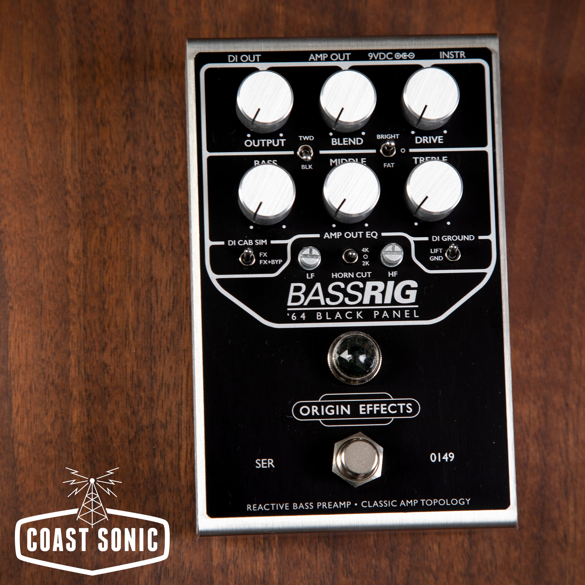 Origin Effects BassRIG 64' Black Panel