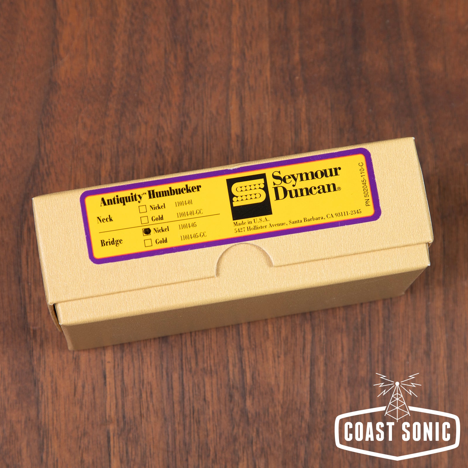 Seymour Duncan Antiquity Humbucker Bridge Pickup nickel