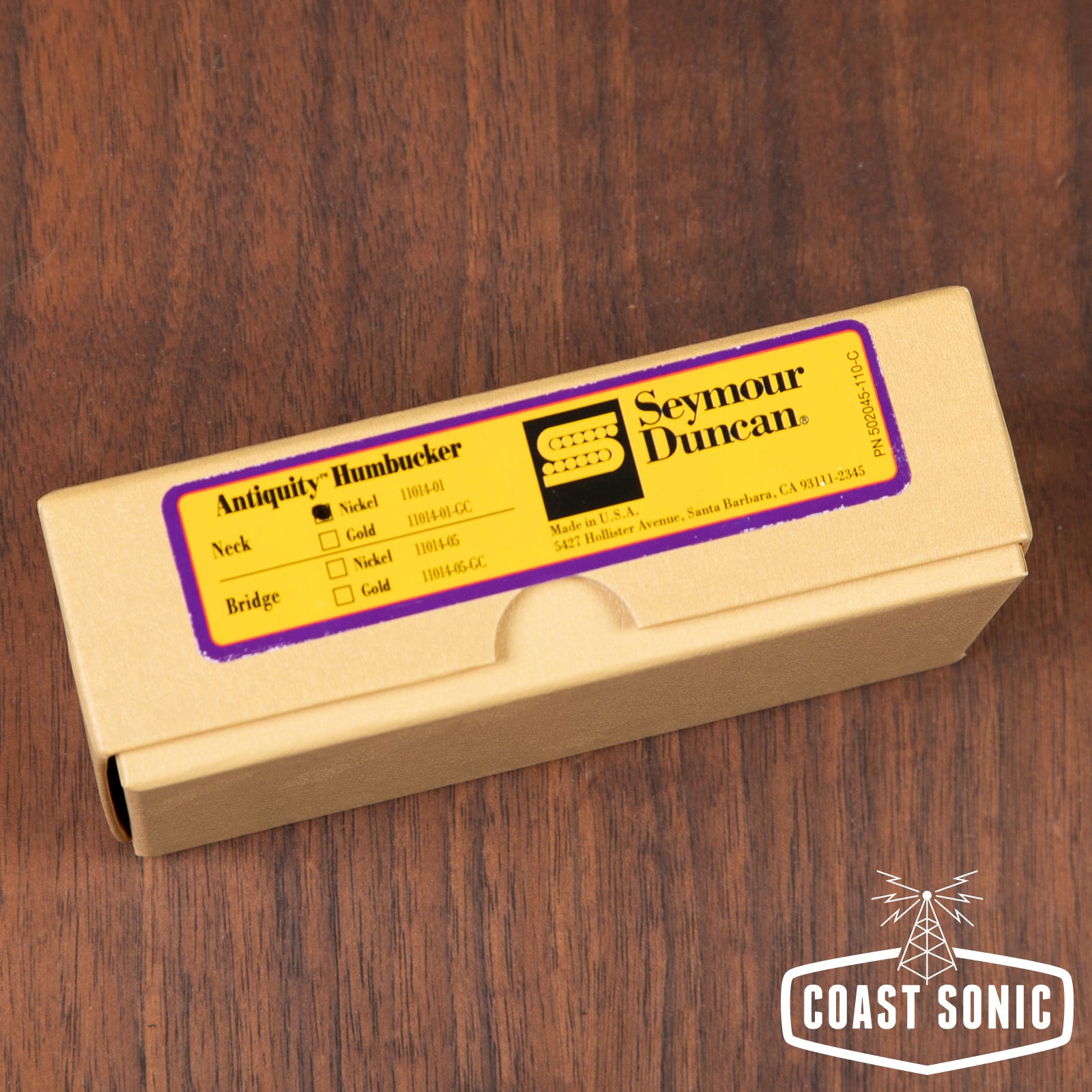 Seymour Duncan Antiquity Humbucker Neck Pickup nickel