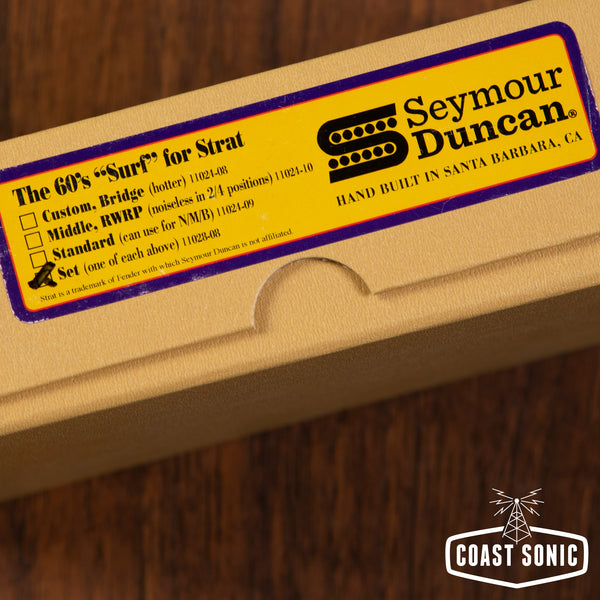 Antiquity　Duncan　Strat　Cream　Pickup　60's　Seymour　Surf　II　Set