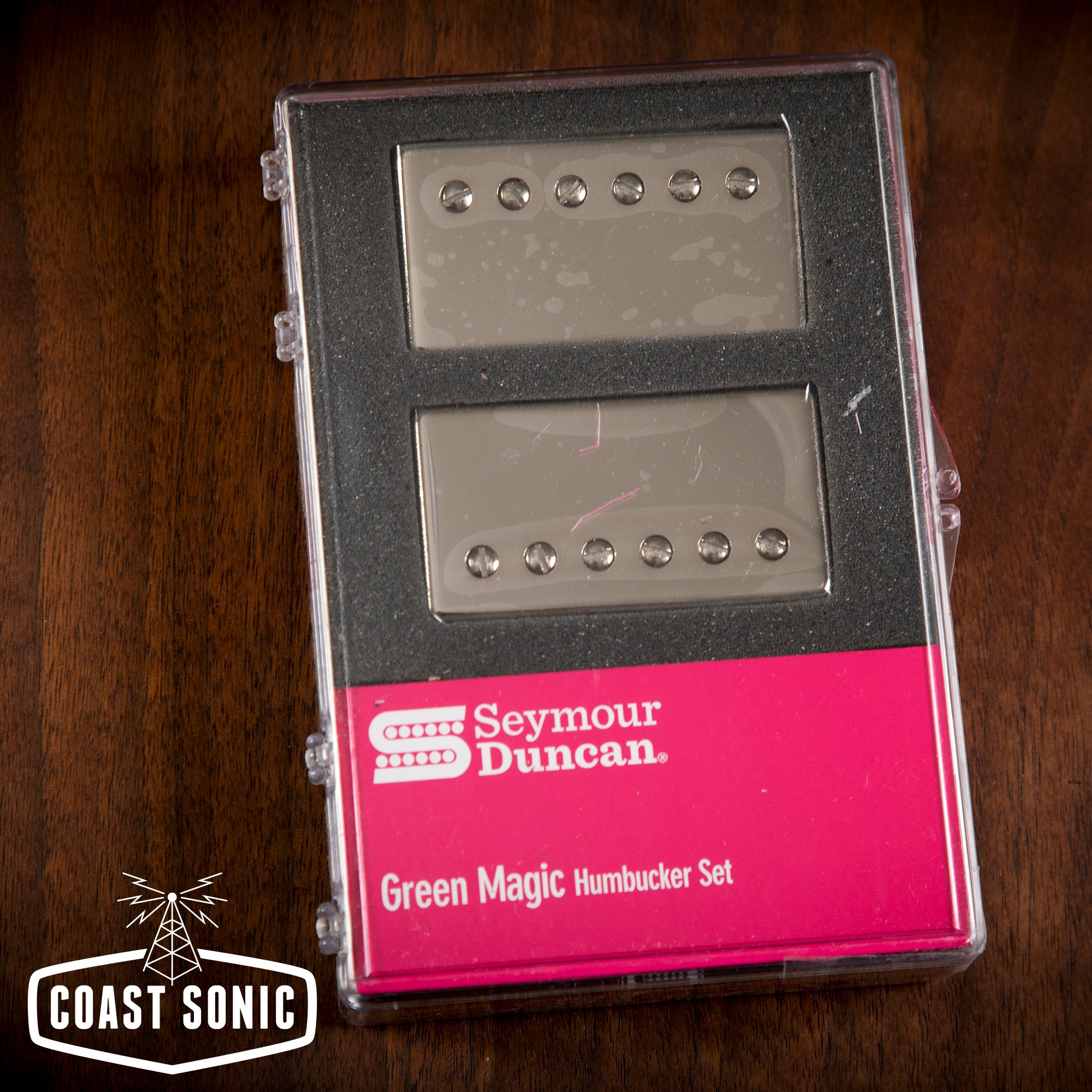 Seymour Duncan Green Magic Humbucker set Nickel