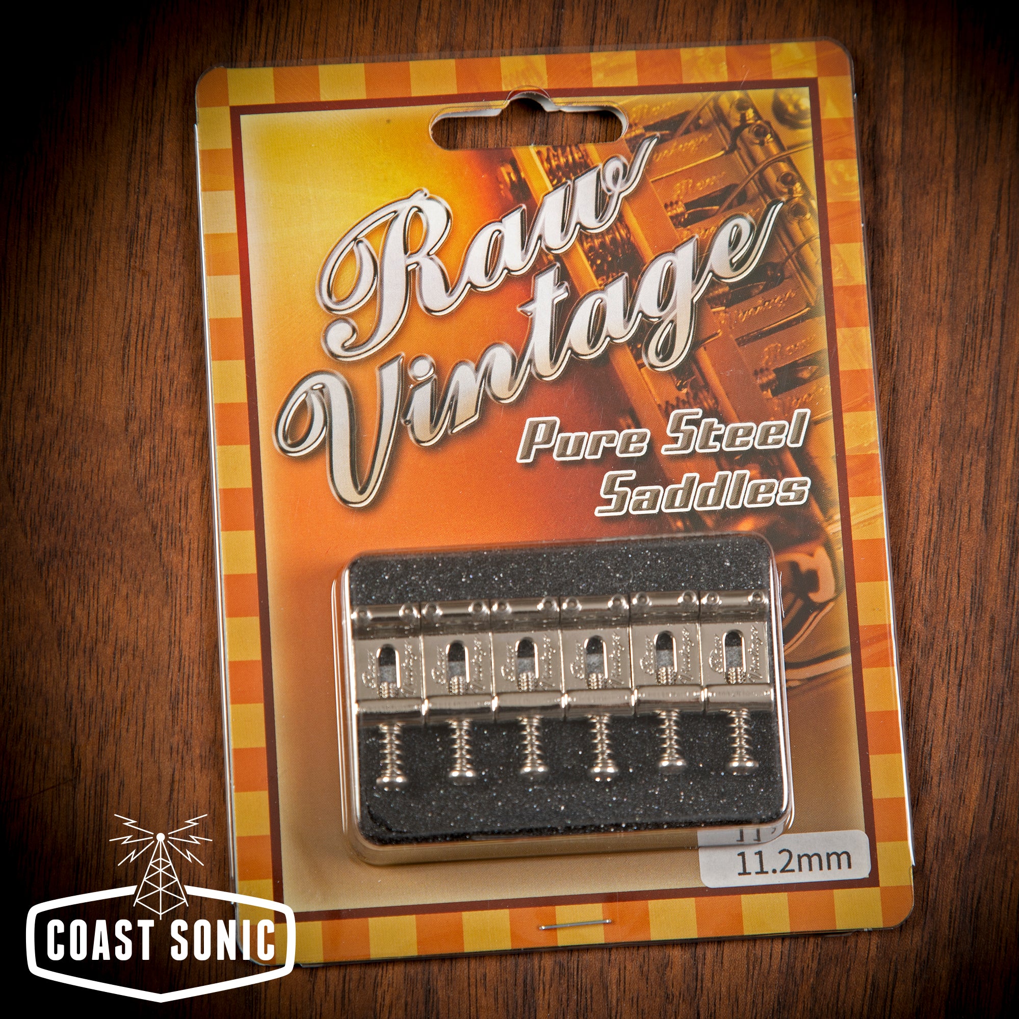 Xotic Raw Vintage Pure Steel Saddles RVS-112