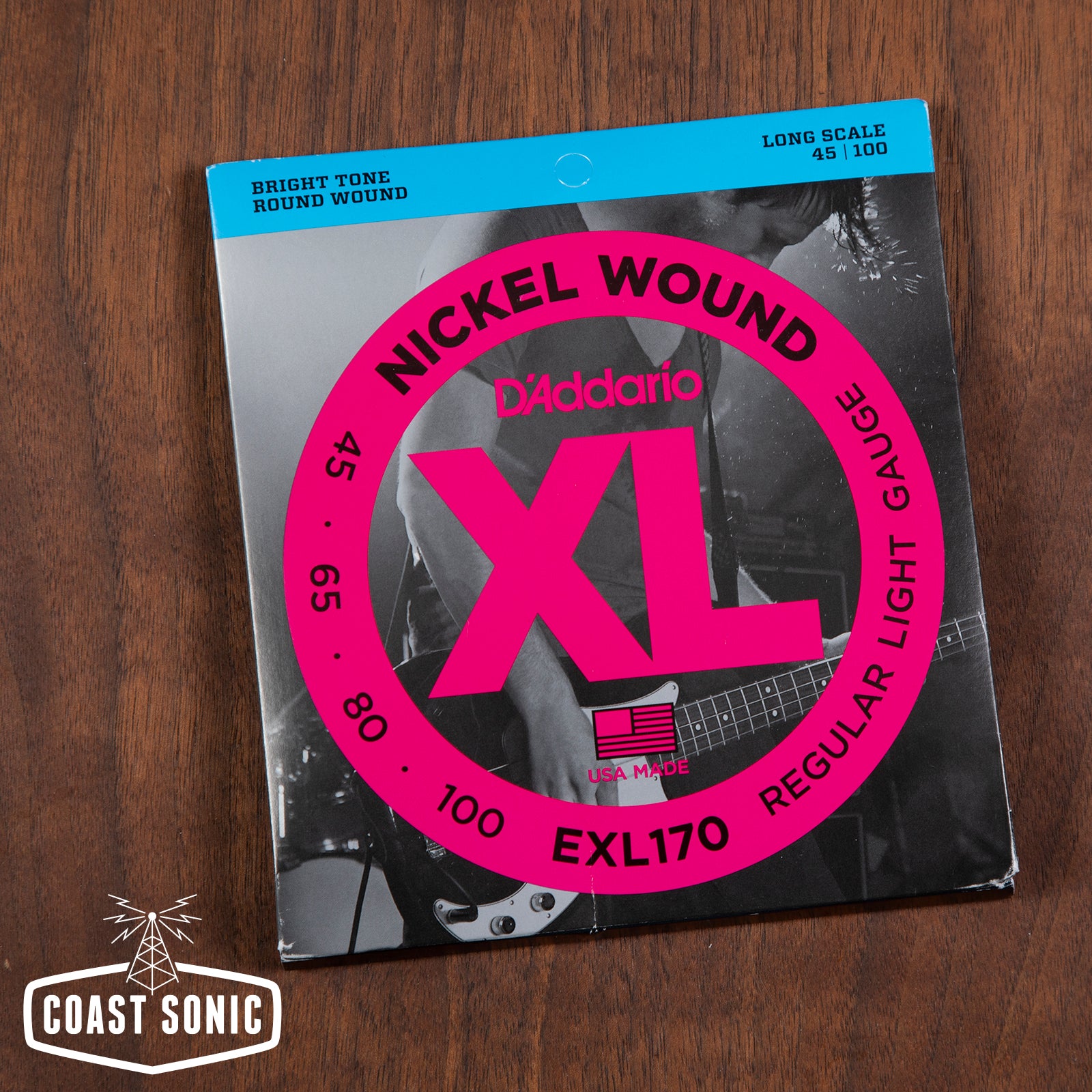 D'Addario EXL 170 Regular Light Long Scale Bass Strings 45-100