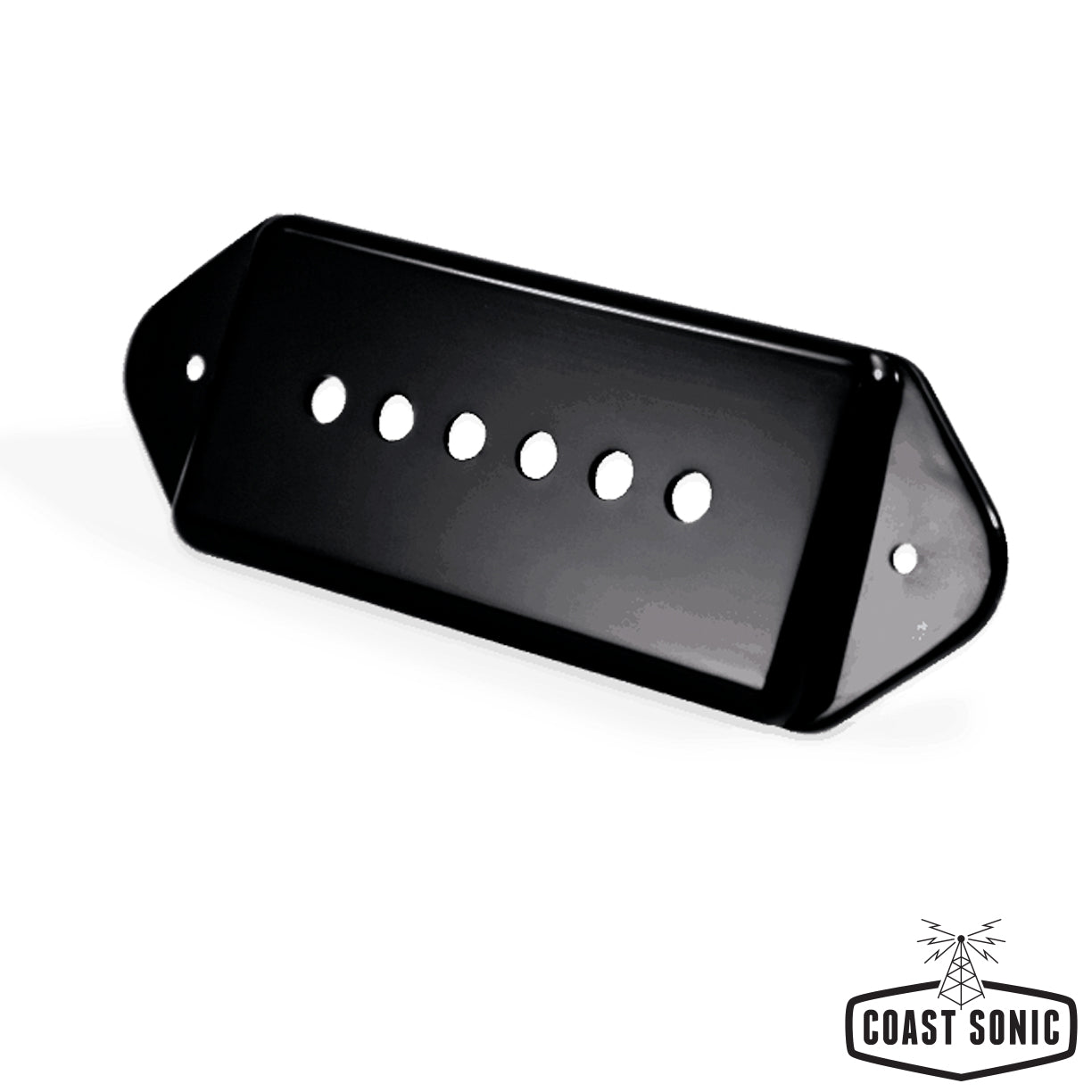 Lindy Fralin P90 Dogear Bridge Pickup Black