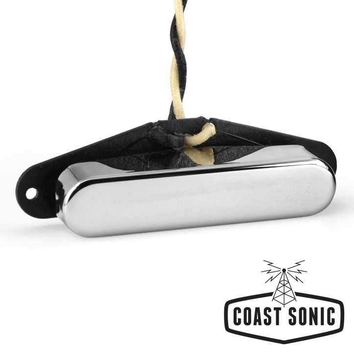 Lindy Fralin Vintage Hot Tele Pickup Set Polished Nickel