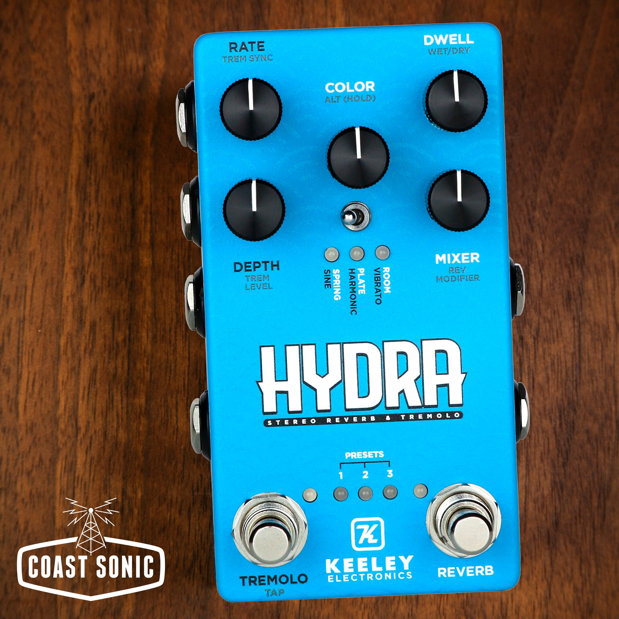 Keeley Electronics Hydra Stereo Reverb & tremolo