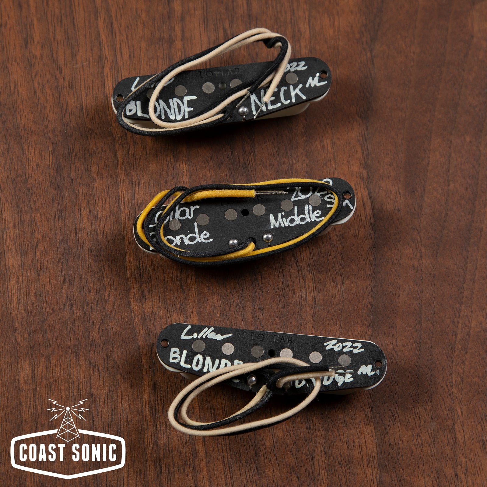 Lollar Vintage Blonde Stratocaster Pickup Set - Parchment