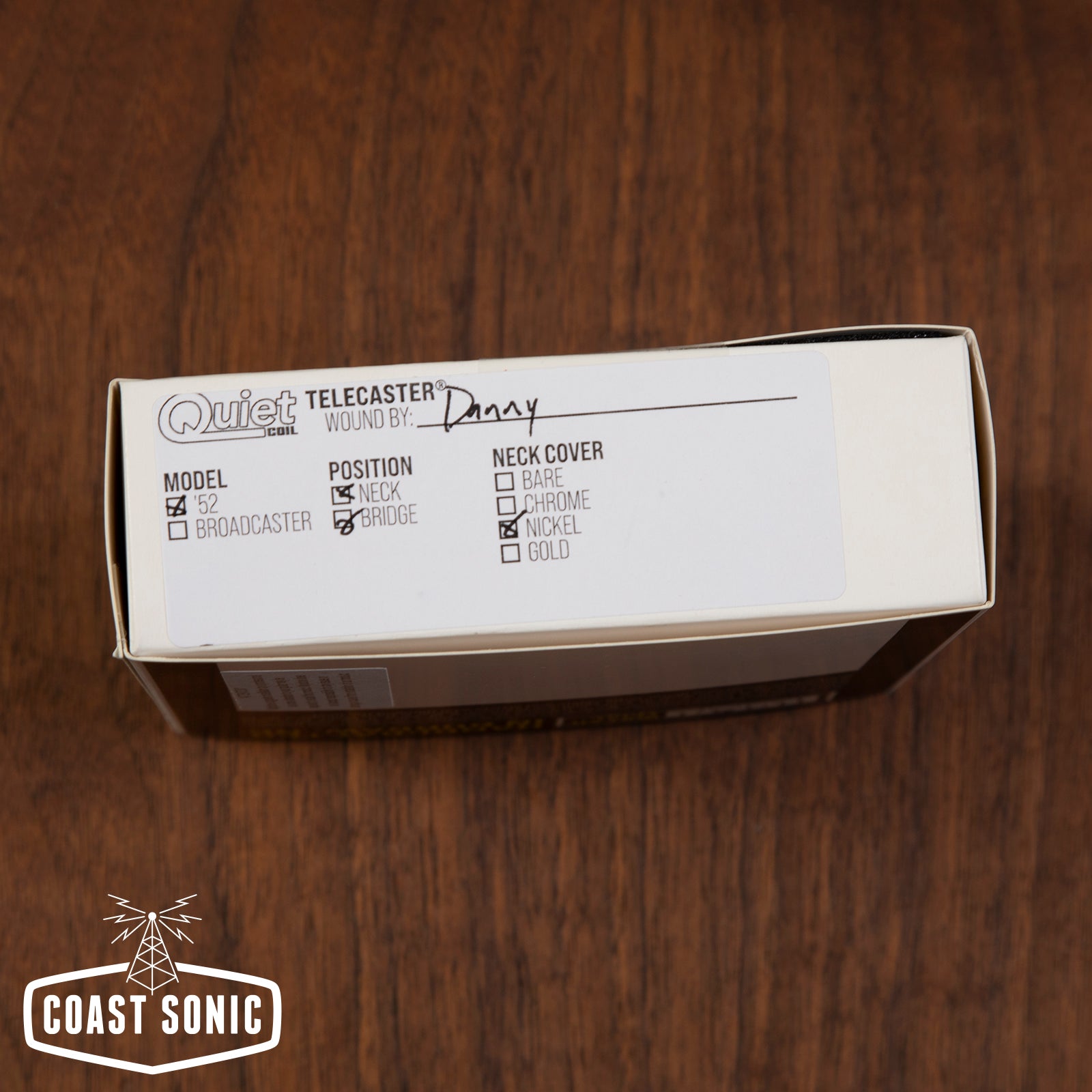 Mojotone '52 Quiet Coil Tele Pickup Set Nickel