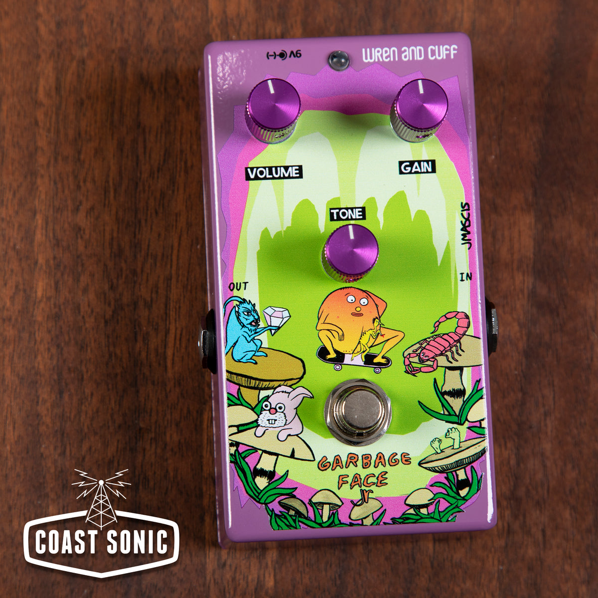garbage face pedal Wren and Cuff J. Mascis Jr. Fuzz SaltPlus Echo Alloy BMX reaction-stereo-goodies Größe:F2L What is the Garbage