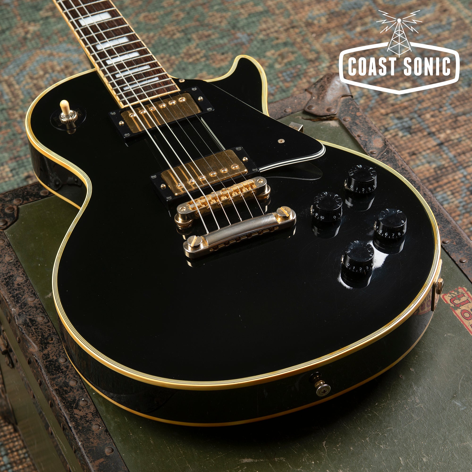 1990 Orville by Gibson LPC Black Beauty Made in Japan, USA PAF Humbuck