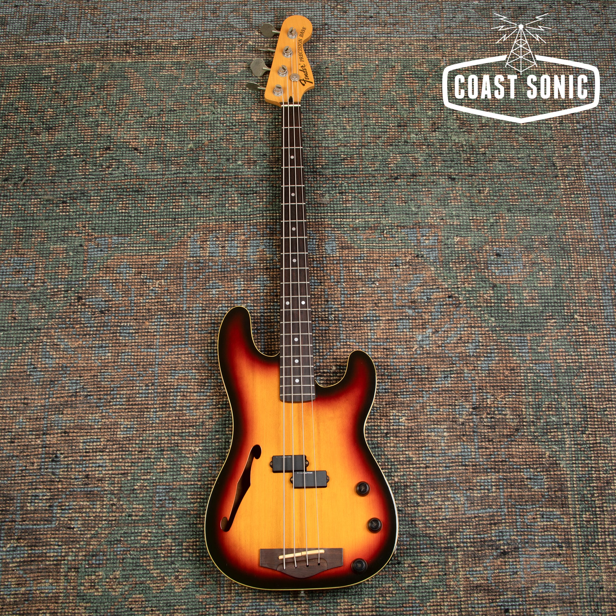 1993 Fender Precision P Bass Semi Hollow PBAC-100 Made in Japan