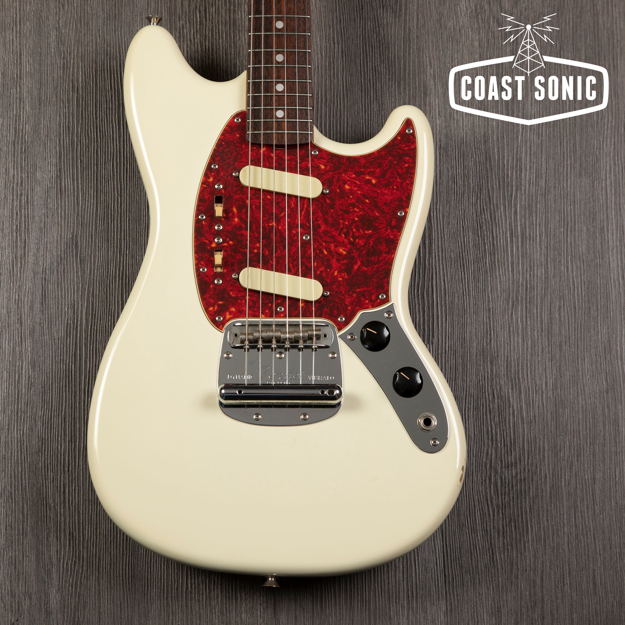 2006 Fender CIJ '65 Mustang Reissue Olympic White MG65 Japan