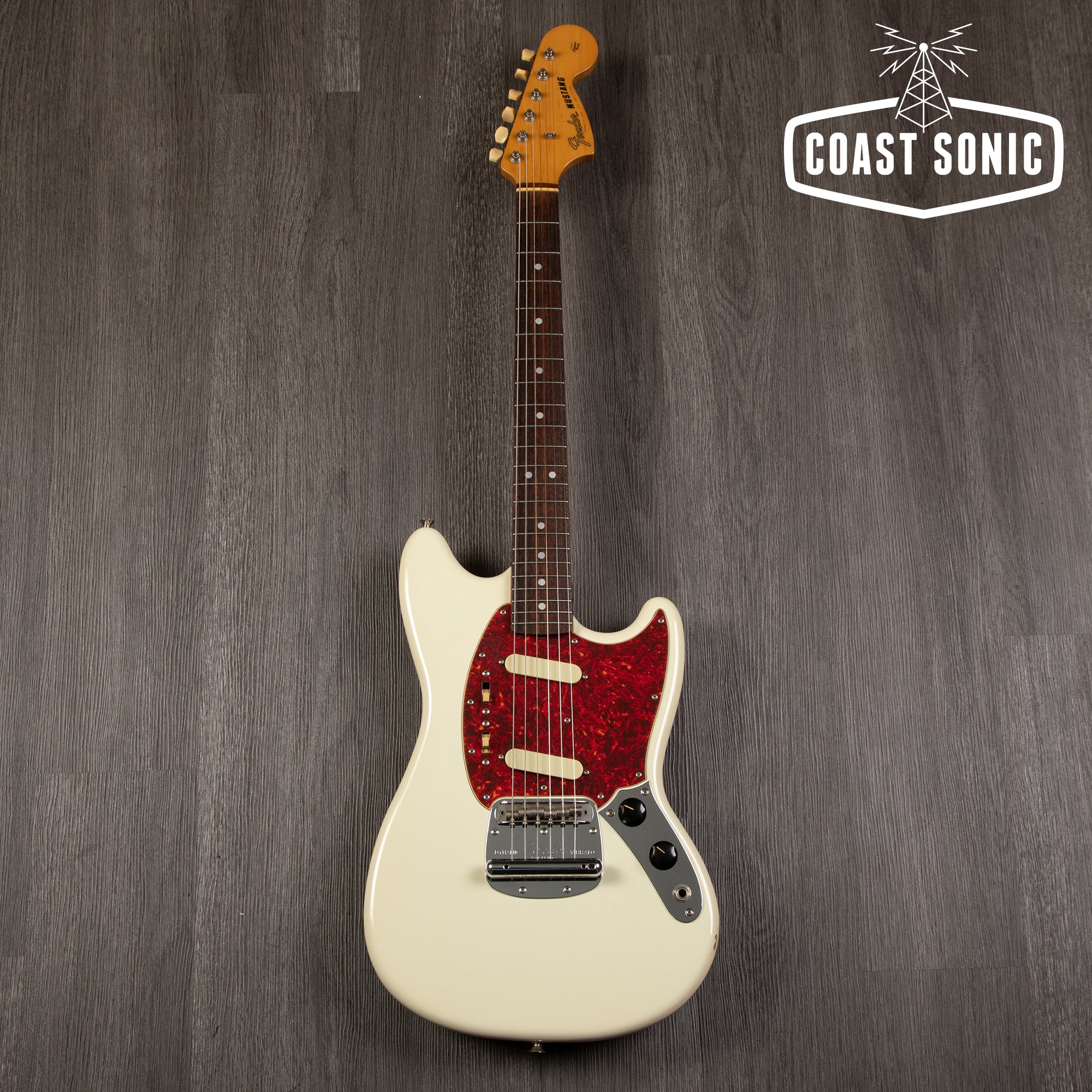 2006 Fender CIJ '65 Mustang Reissue Olympic White MG65 Japan