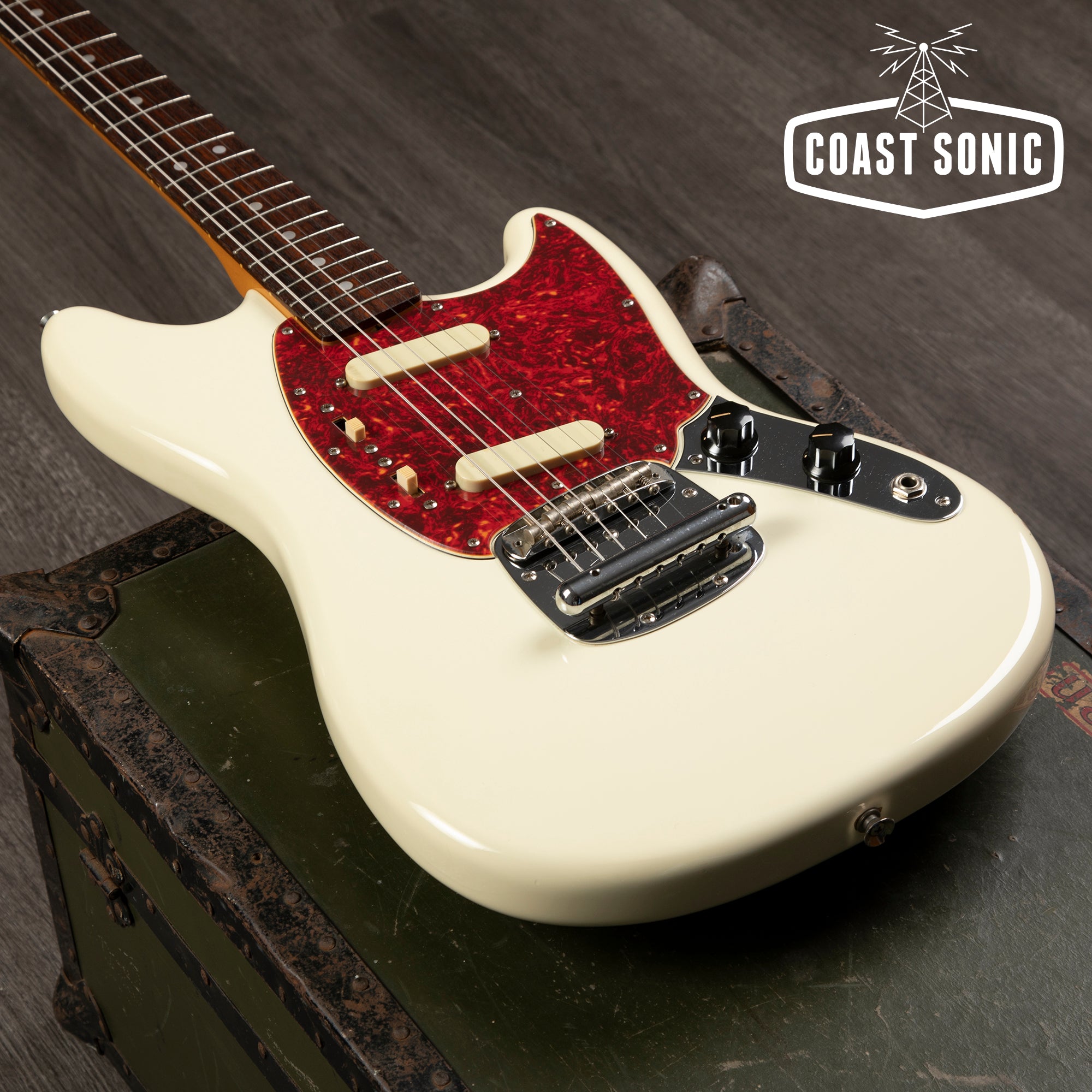 2006 Fender CIJ '65 Mustang Reissue Olympic White MG65 Japan