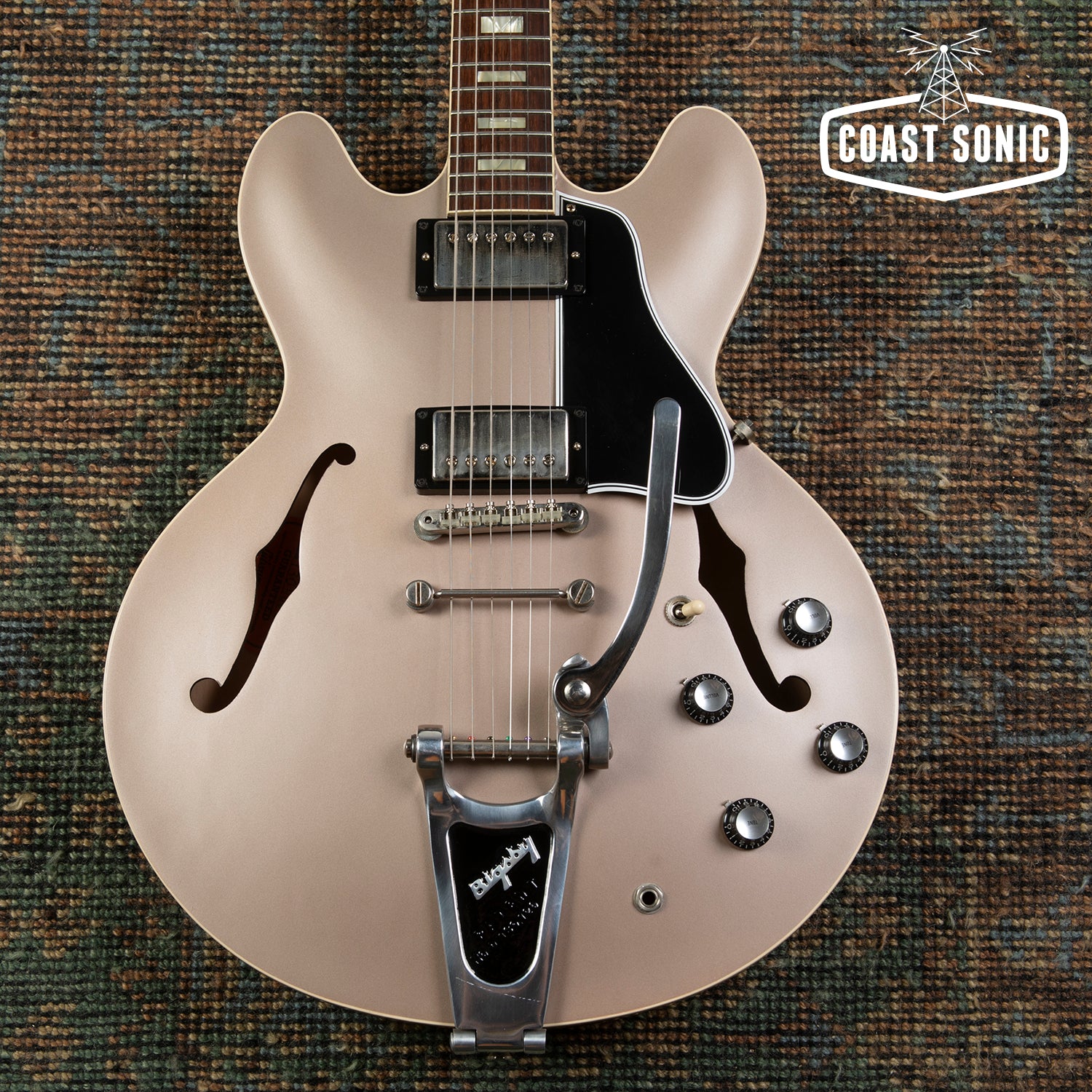 2023 Gibson Custom Shop '64 reissue ES-335 VOS Gold Mist w/bigsby & Li
