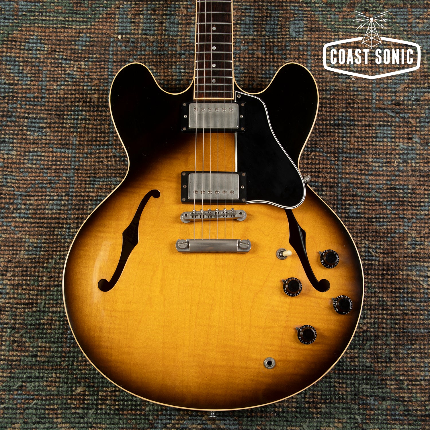 【美杢目】1993年製Gibson USA ES-335 dot 1993 Gibson ES-335 Dot Semi-Hollow Guitar Vintage Sunburst w/case