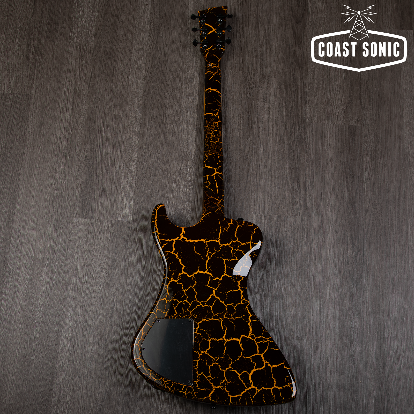Dunable Guitars R2 DE - Black Oxblood/Yellow Crackle Limited