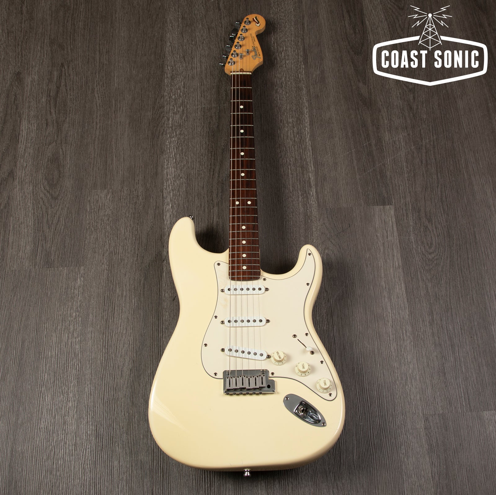 1994 Fender 40th Anniversary American Stratocaster Olympic White