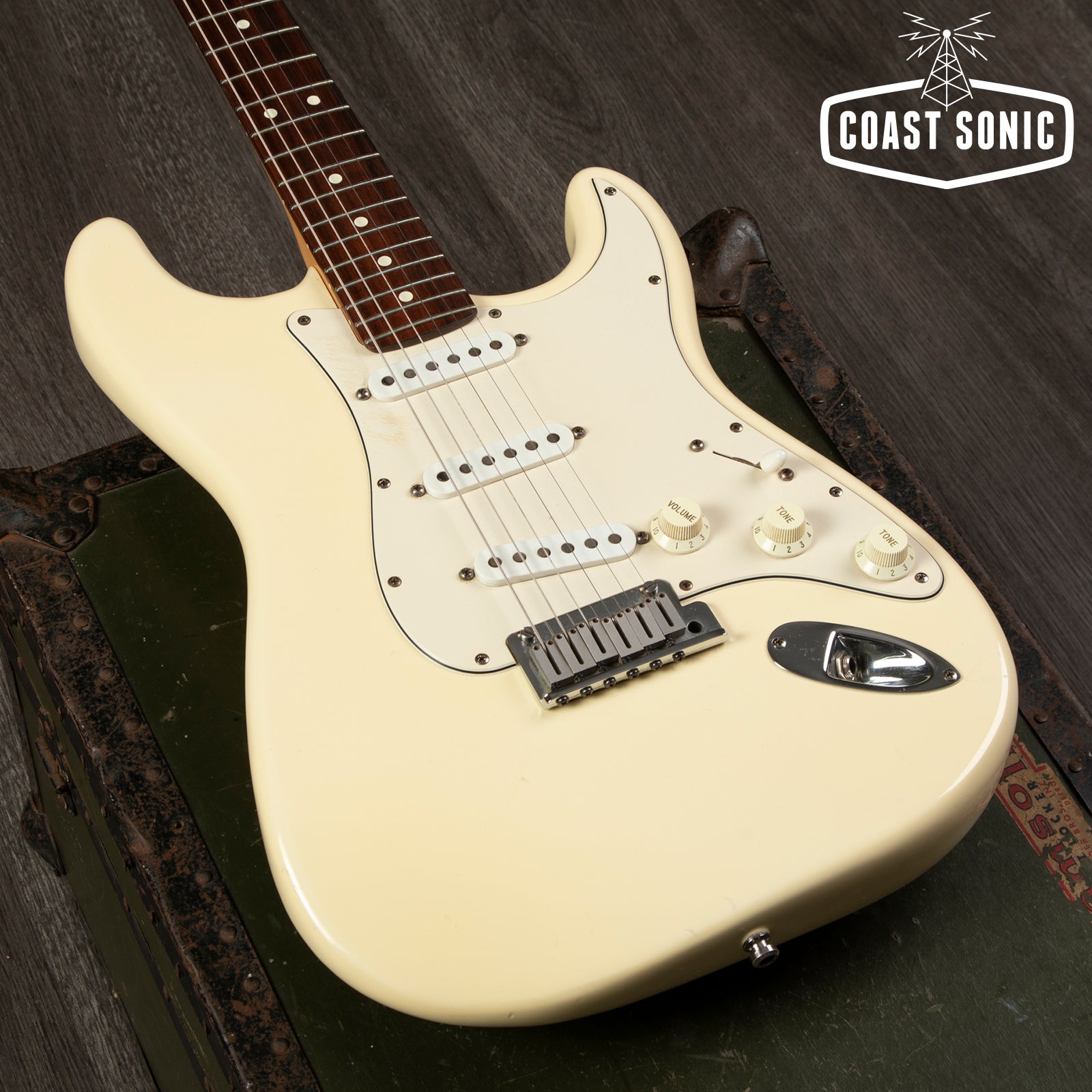 1994 Fender 40th Anniversary American Stratocaster Olympic White