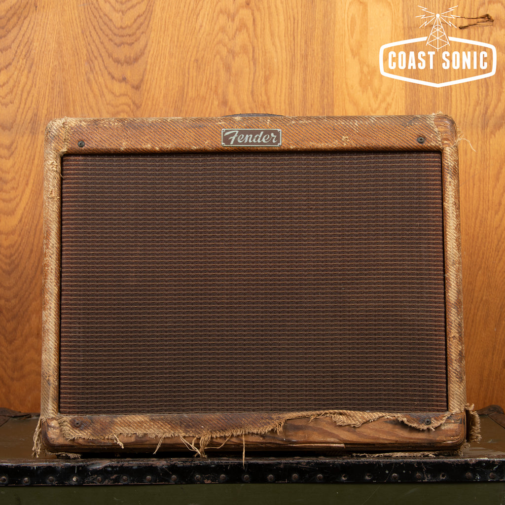 1956 Fender Deluxe 5E3 Amplifier Vintage Tweed