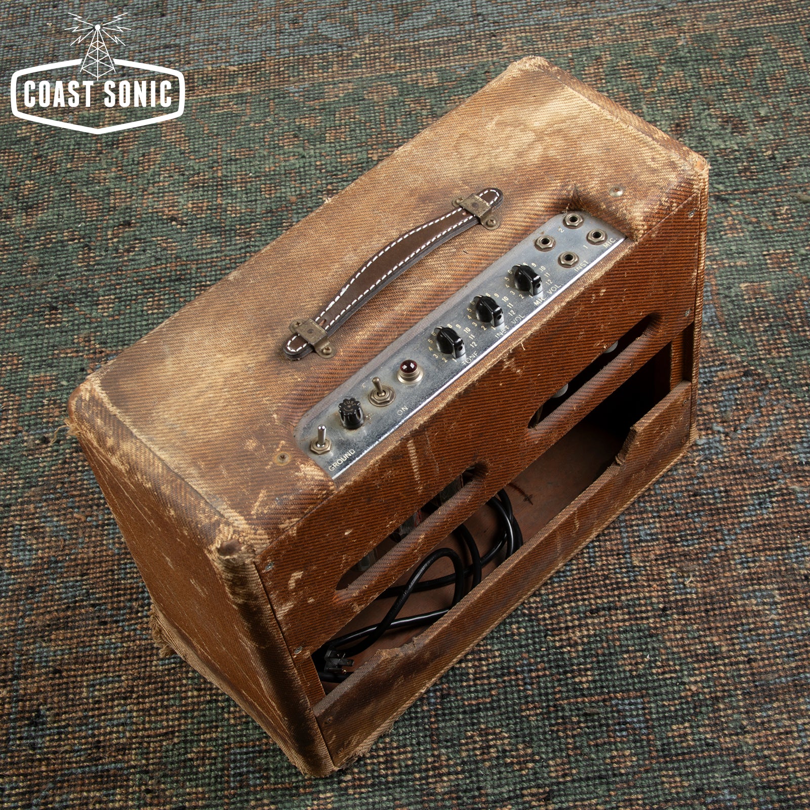 1956 Fender Deluxe 5E3 Amplifier Vintage Tweed