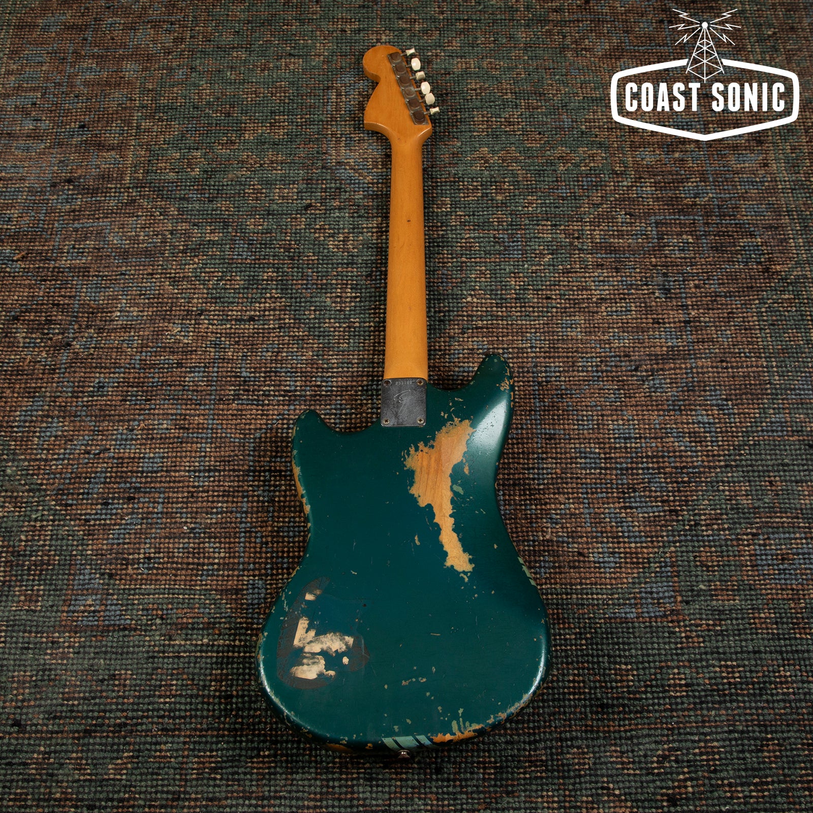 1969 Fender Mustang & Original Case - Competition Burgundy (Blue) w/ M