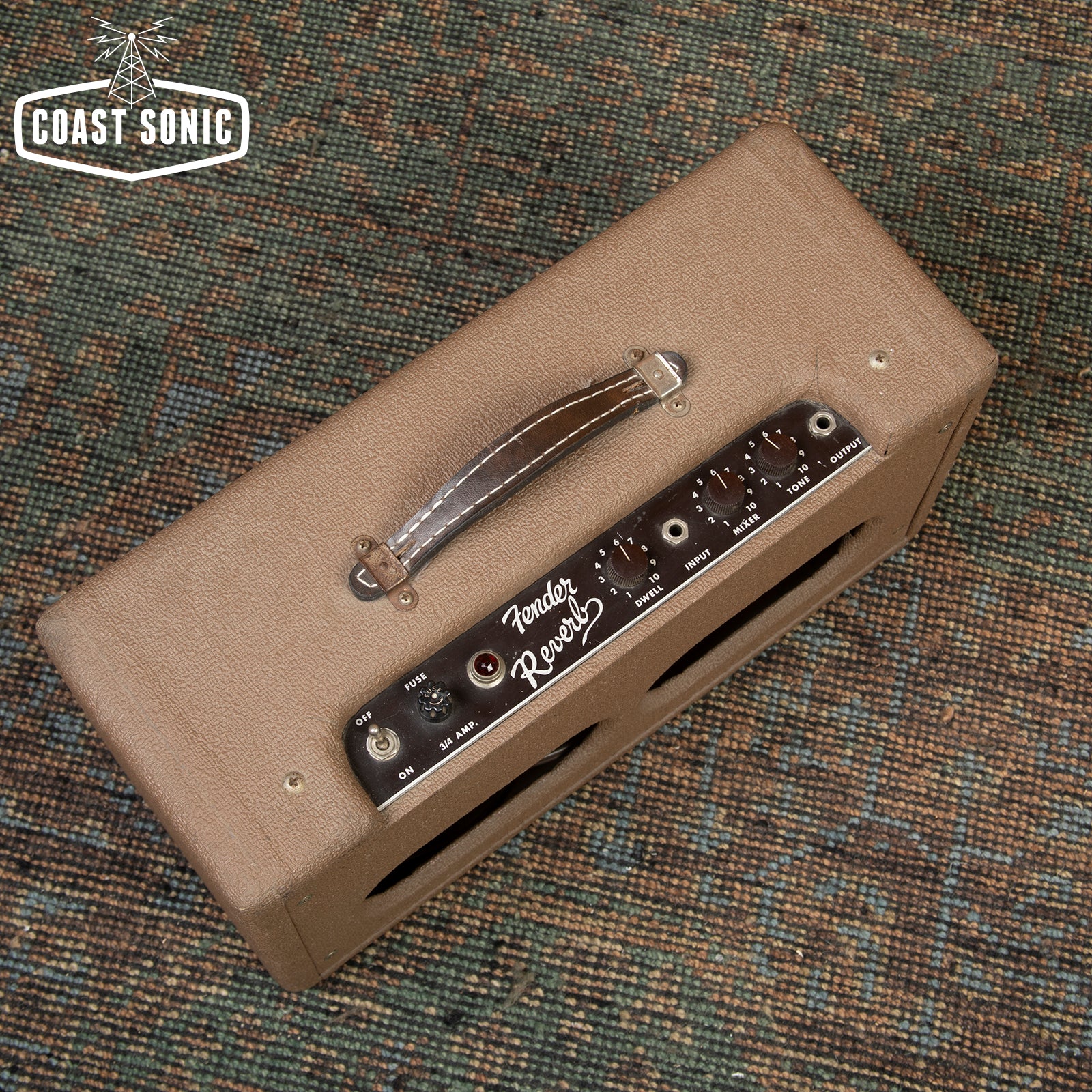 Vintage 1962 Fender Brownface 6G15 Reverb Unit