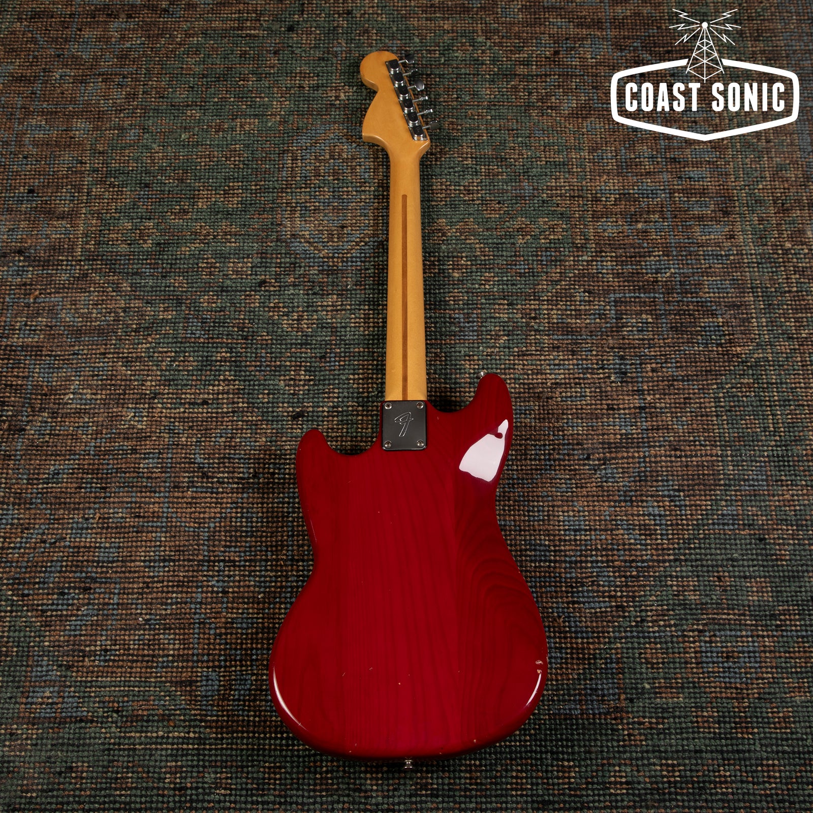 1978 Fender Mustang - Ash Body - Transparent Red