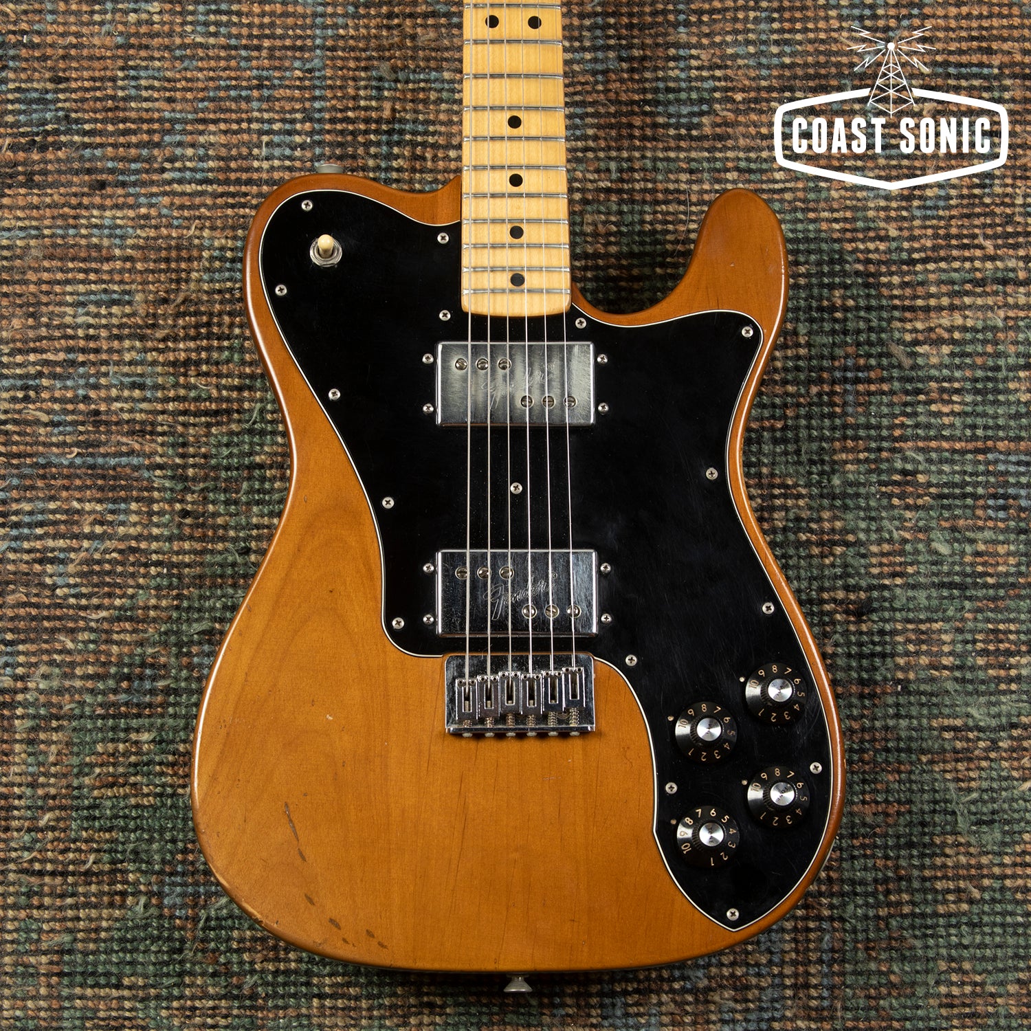 ❤️No,128❤️Telecaster Oil Finish Brown Vintage 1973 Fender Telecaster Deluxe ,Mocha, All Original w/hard case