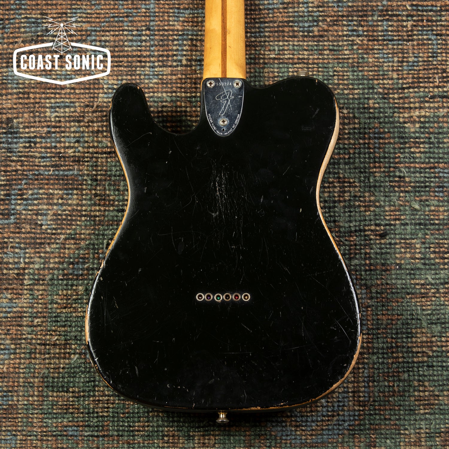 Vintage 1974 Fender Telecaster Custom, w/ original hard case, 7lbs 6 o