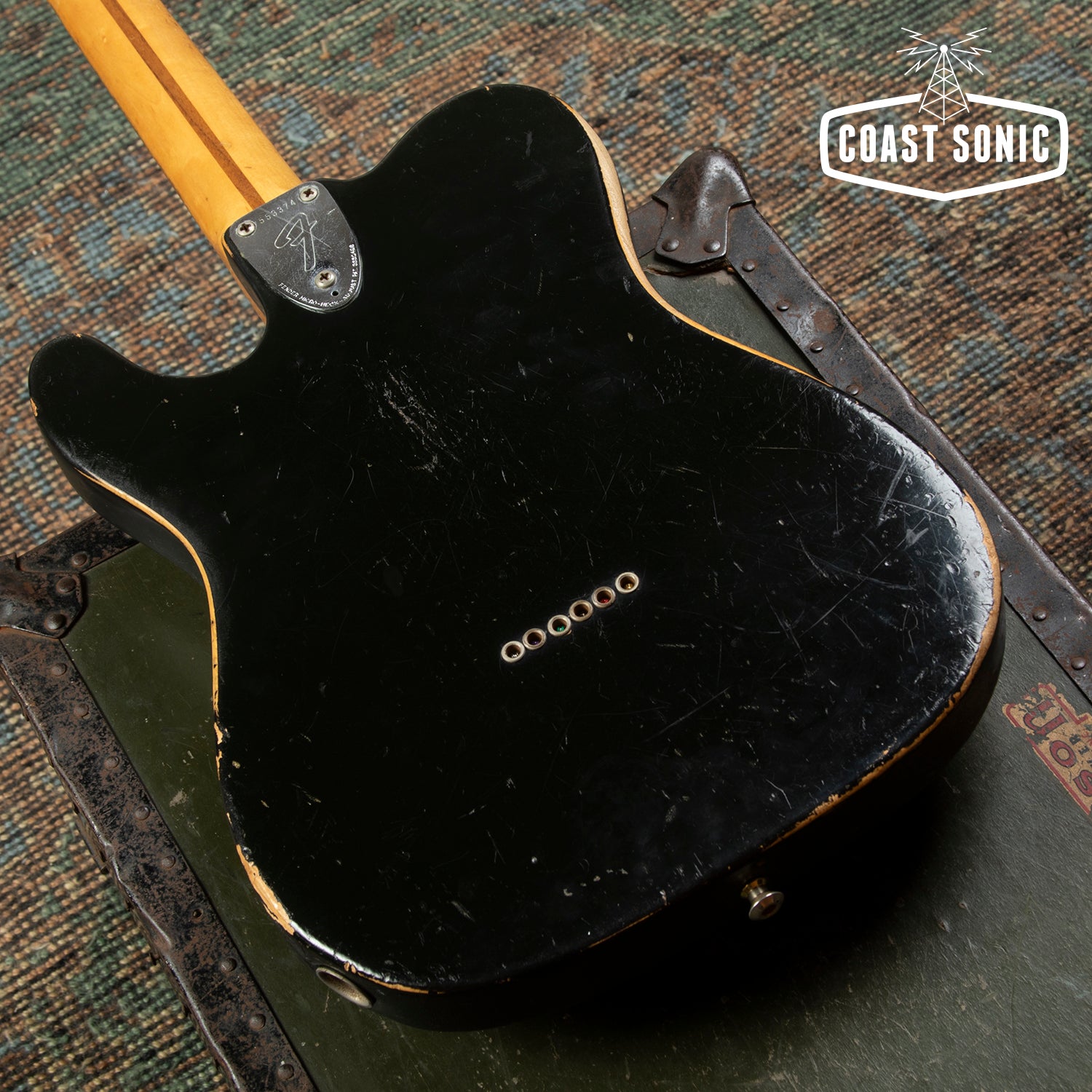 Vintage 1974 Fender Telecaster Custom, w/ original hard case, 7lbs 6 o