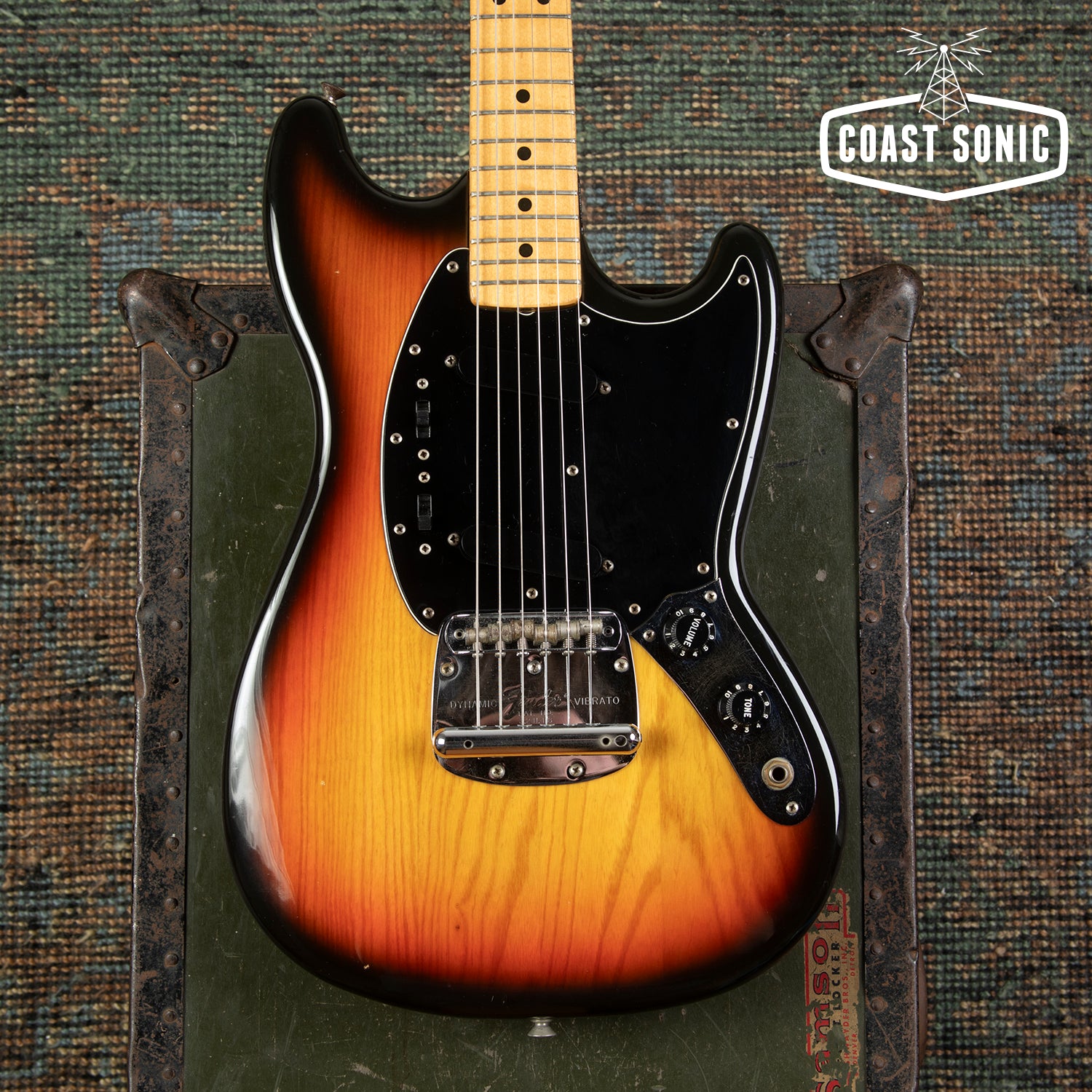 Vintage 1978 Fender Mustang - Ash Body Sunburst, with original case