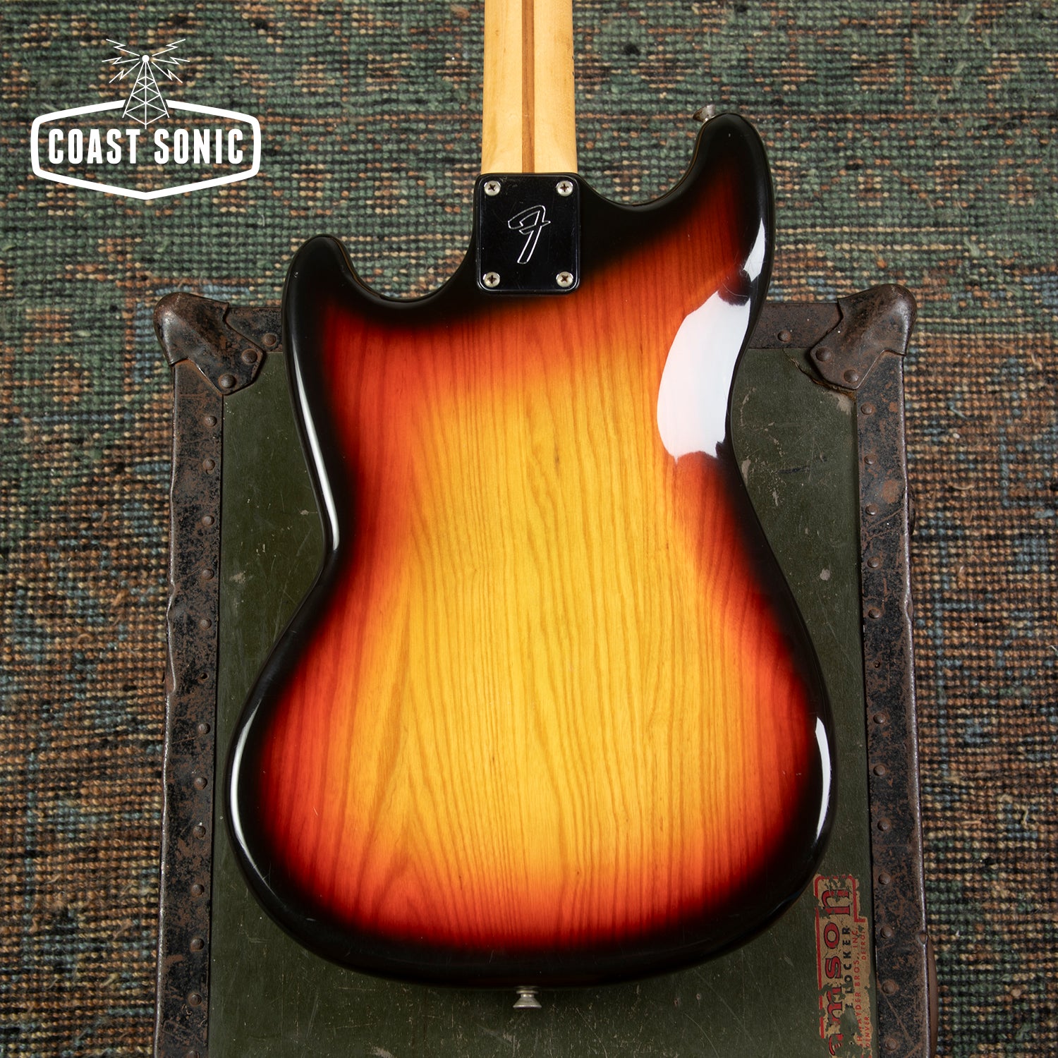 Vintage 1978 Fender Mustang - Ash Body Sunburst, with original case