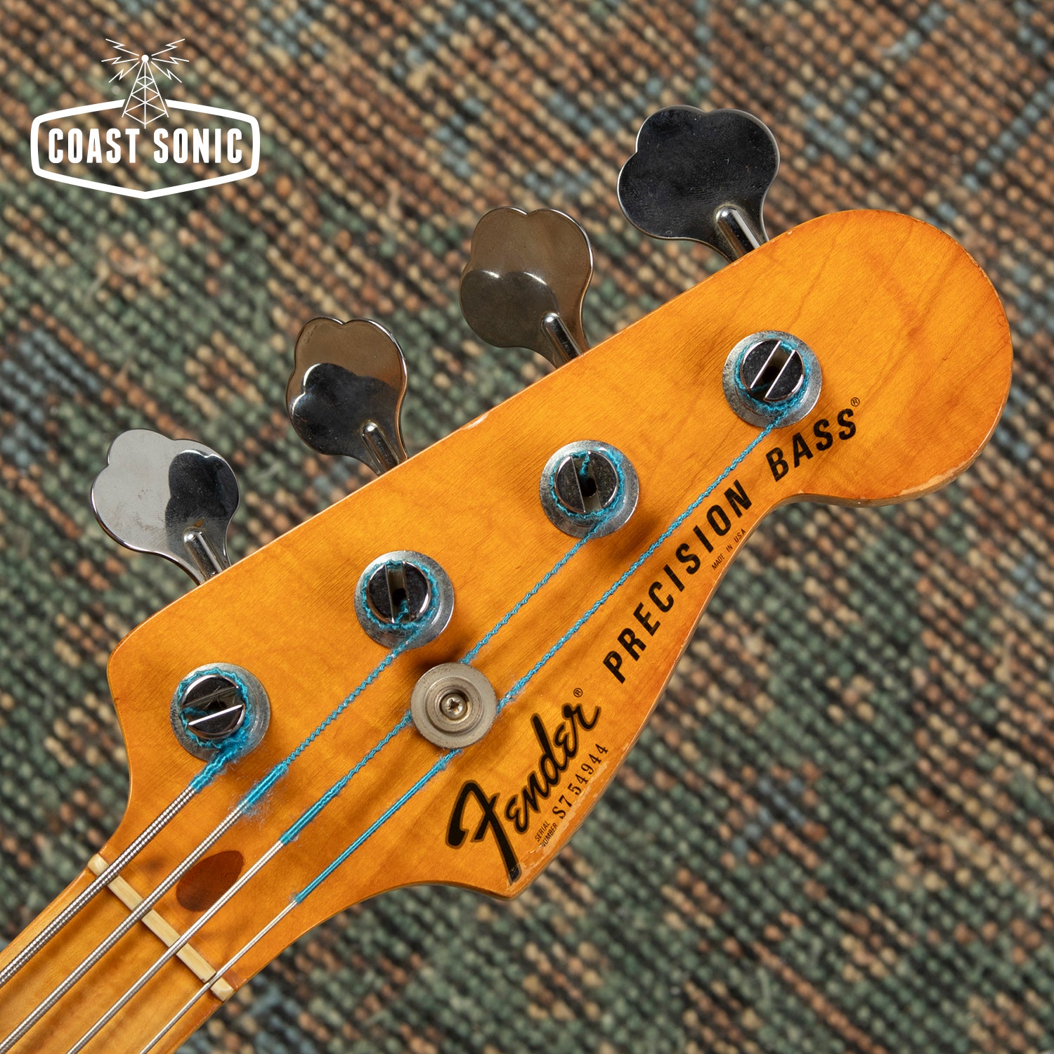 1977 Fender Precision P Bass Made in USA Customized, Seymour Duncan, B
