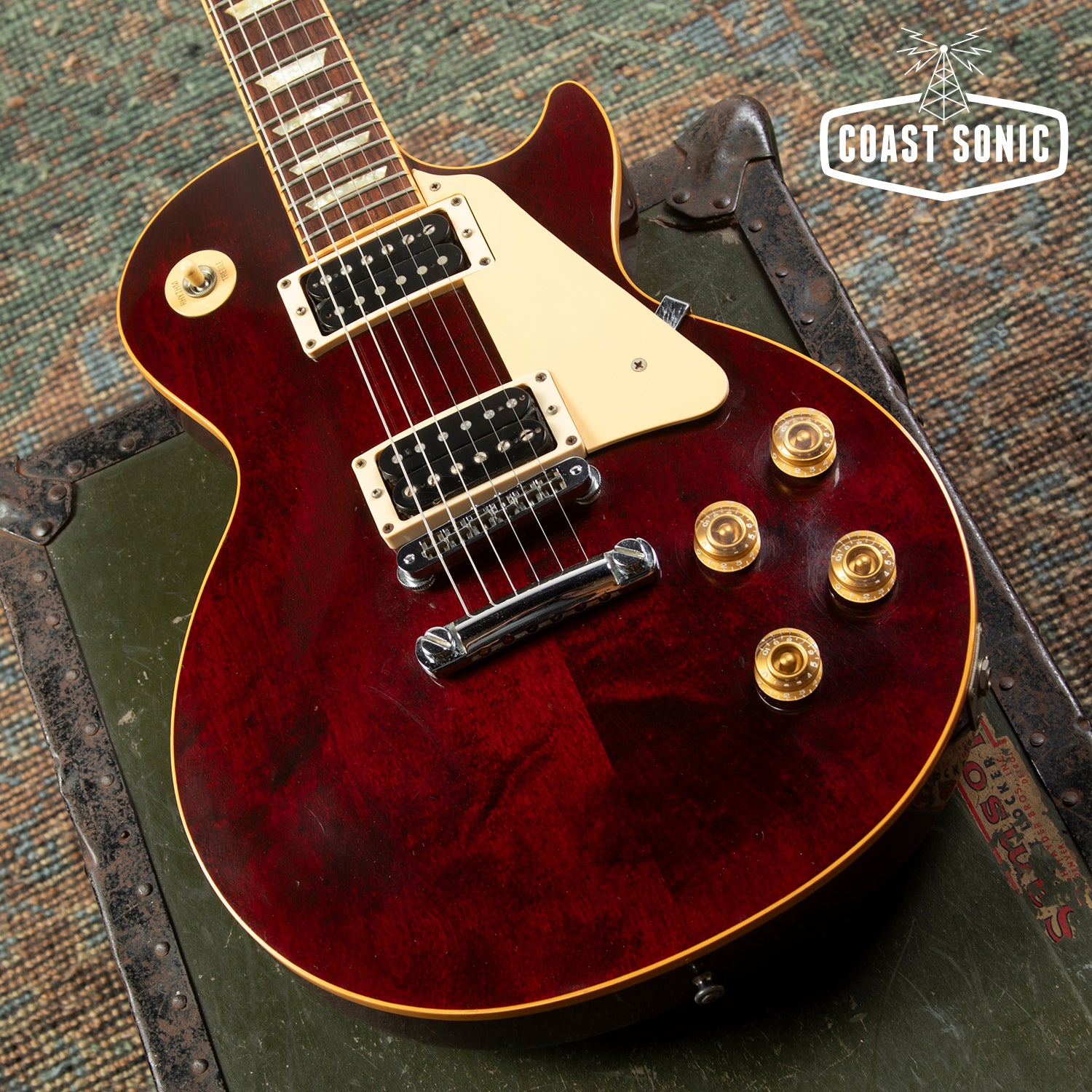 1993 Gibson Les Paul Standard, Wine Red w/ hardcase