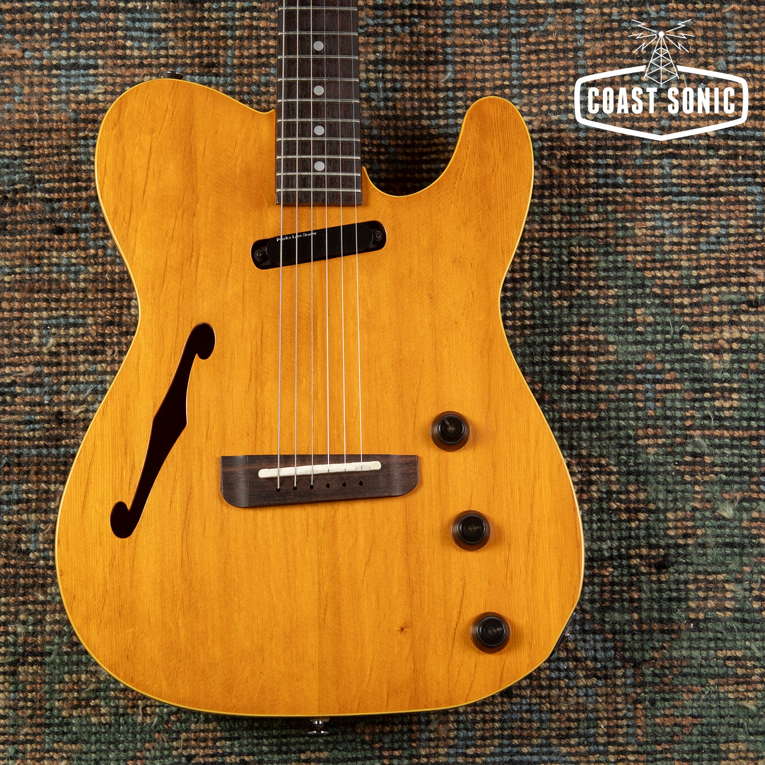1991 Fender TLAC-950 Thinline Telecaster w/ Piezo & USA Lace Sensor Ja