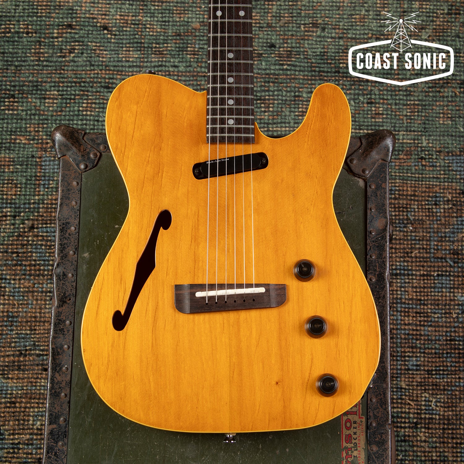 1991 Fender TLAC-950 Thinline Telecaster w/ Piezo & USA Lace Sensor Ja