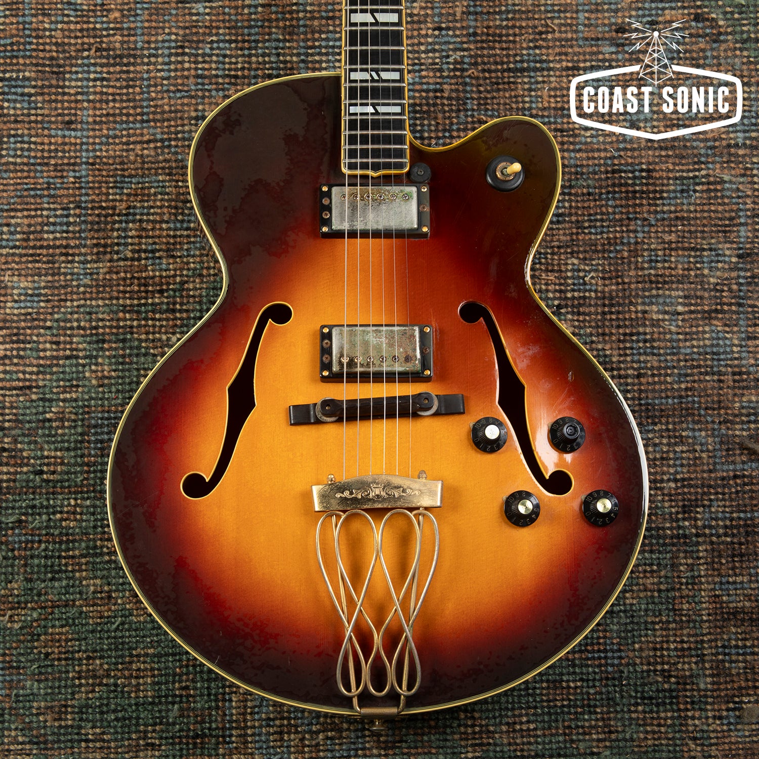 1977 Yamaha AE2000 Archtop Jazz Box (L-5 copy) Made in Japan w/ case