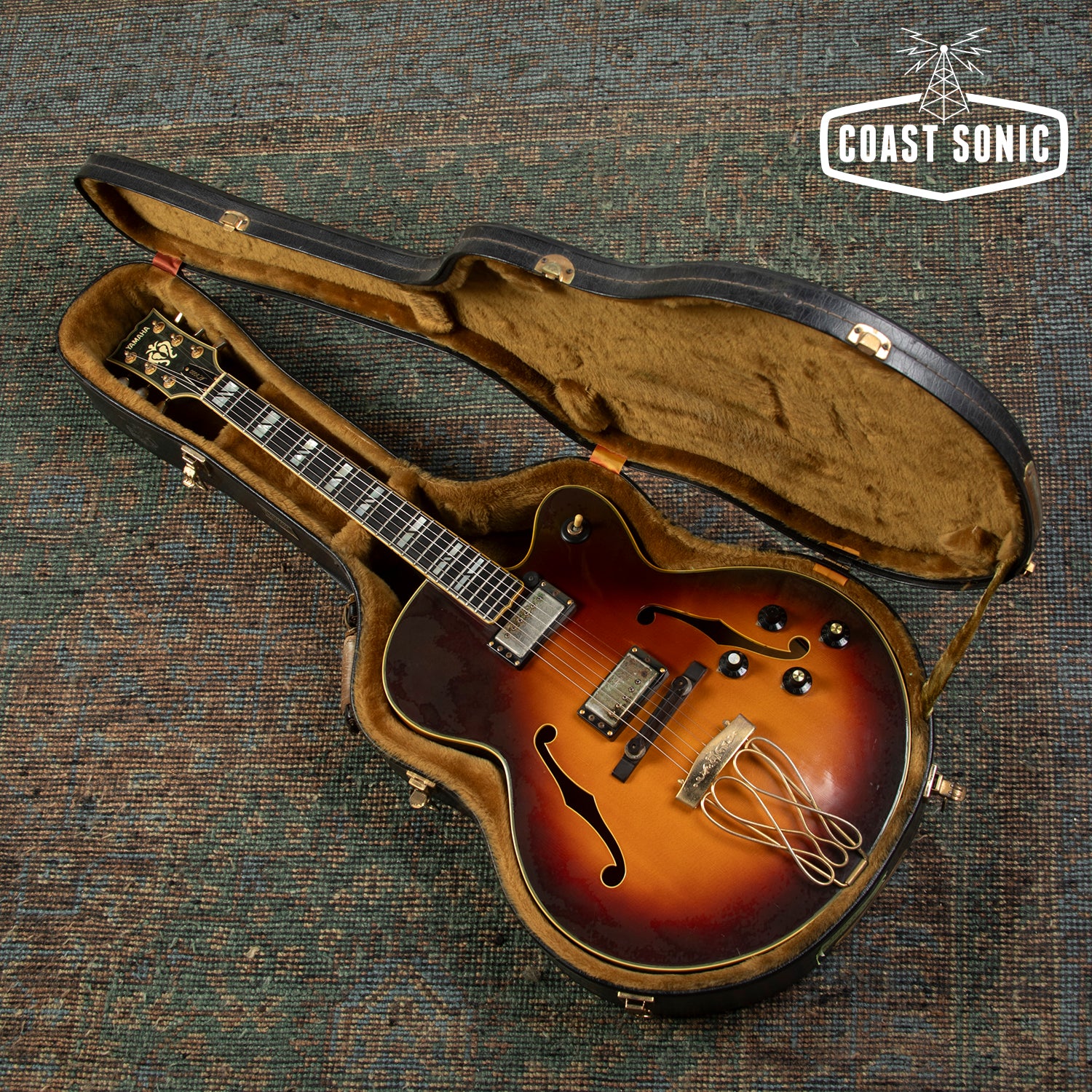 1977 Yamaha AE2000 Archtop Jazz Box (L-5 copy) Made in Japan w/ case