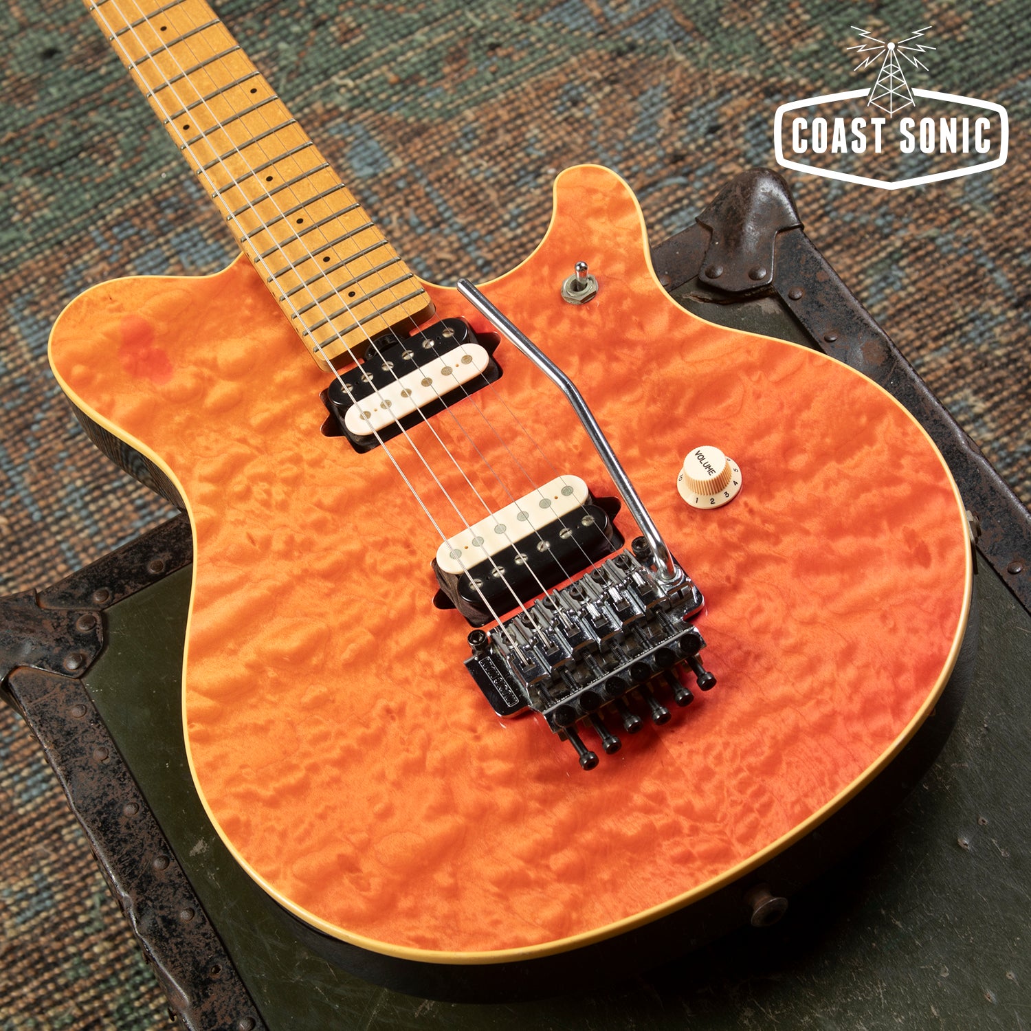 1997 Ernie Ball Music Man Axis EX Pink made in Japan MIJ EVH
