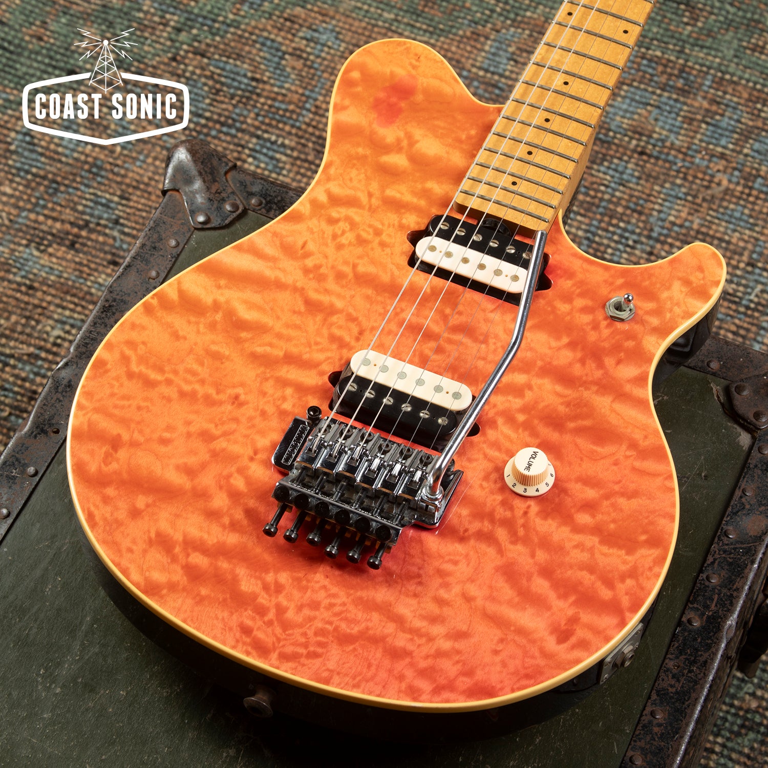 1997 Ernie Ball Music Man Axis EX Pink made in Japan MIJ EVH