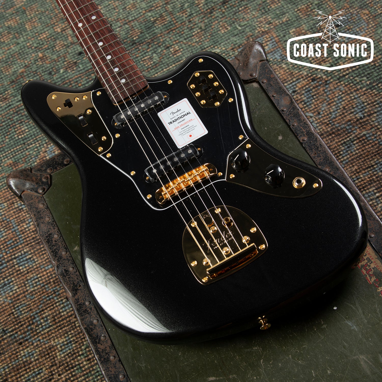 2025 Fender Traditional 60s Jaguar Special Edition Black Pearl Made in