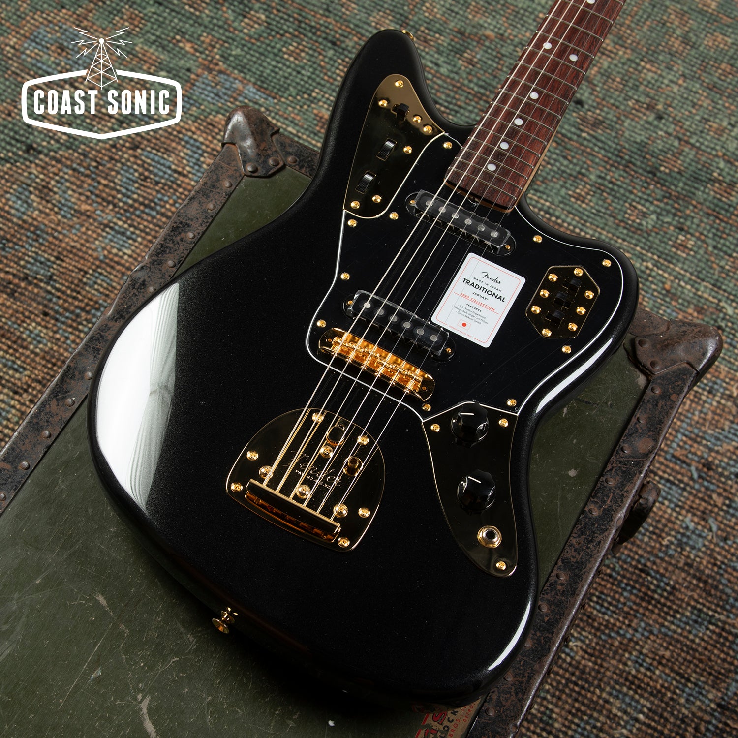 2025 Fender Traditional 60s Jaguar Special Edition Black Pearl Made in